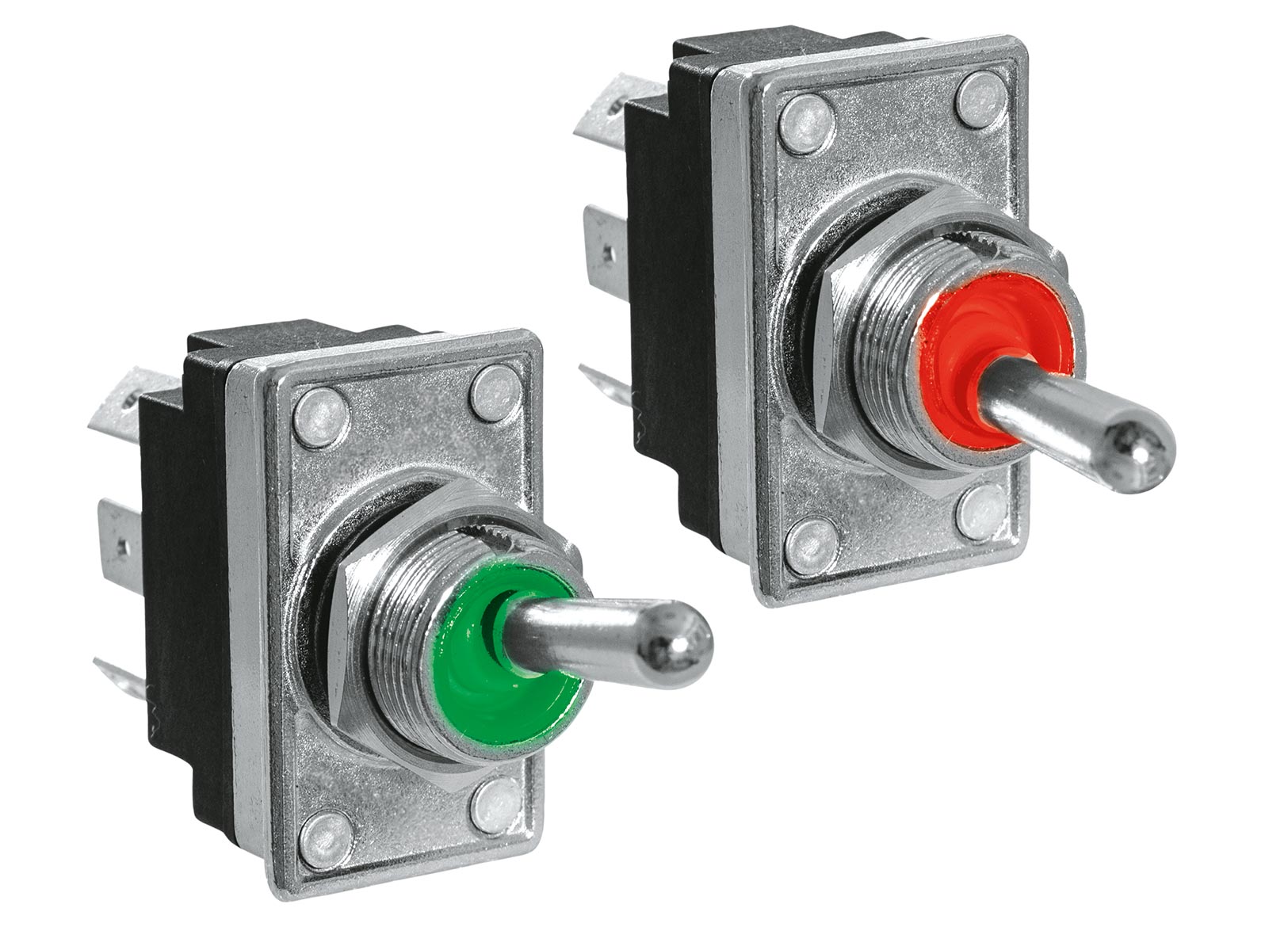 Image Interruttore a Levetta On-off Led 20A 6 Terminali