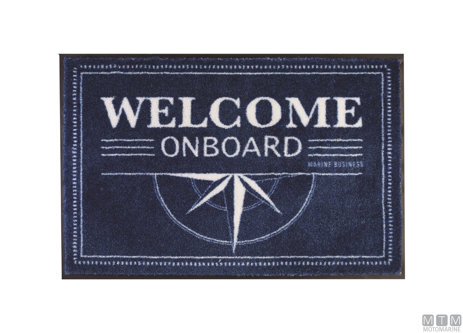 Image Tappeto MB Welcome Blu 70x50