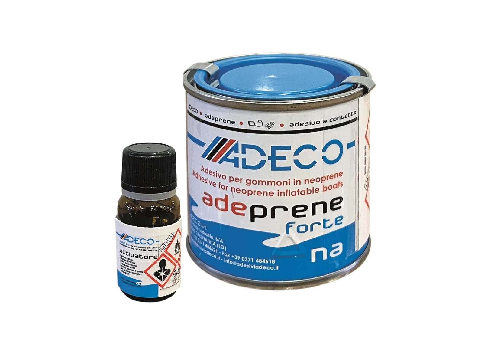 Image Adesivo a Contatto Adeprene Forte 125ML con Attivatore 10ML