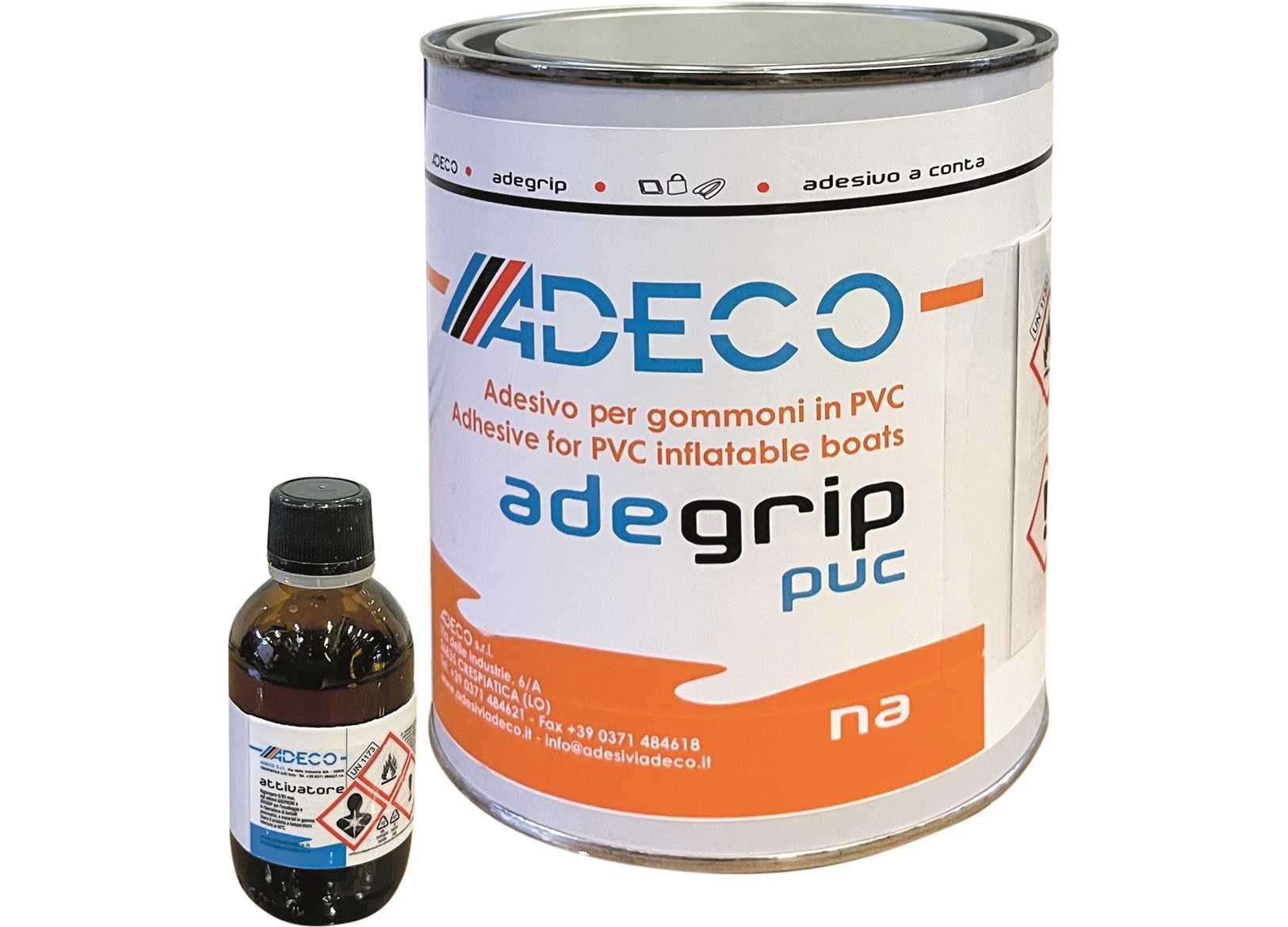 Image Adesivo a Contatto Adegrip PVC 850G con Attivatore 50ML