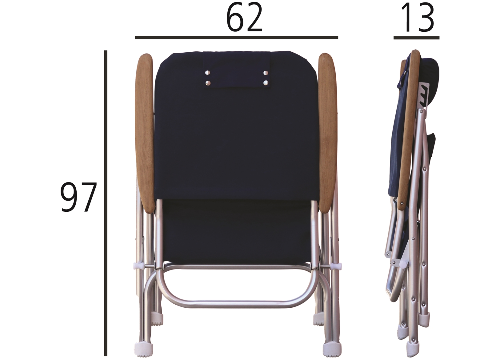 Poltroncina Forma Marathon R120NB Blue Navy in Alluminio-img0860480_1.jpg