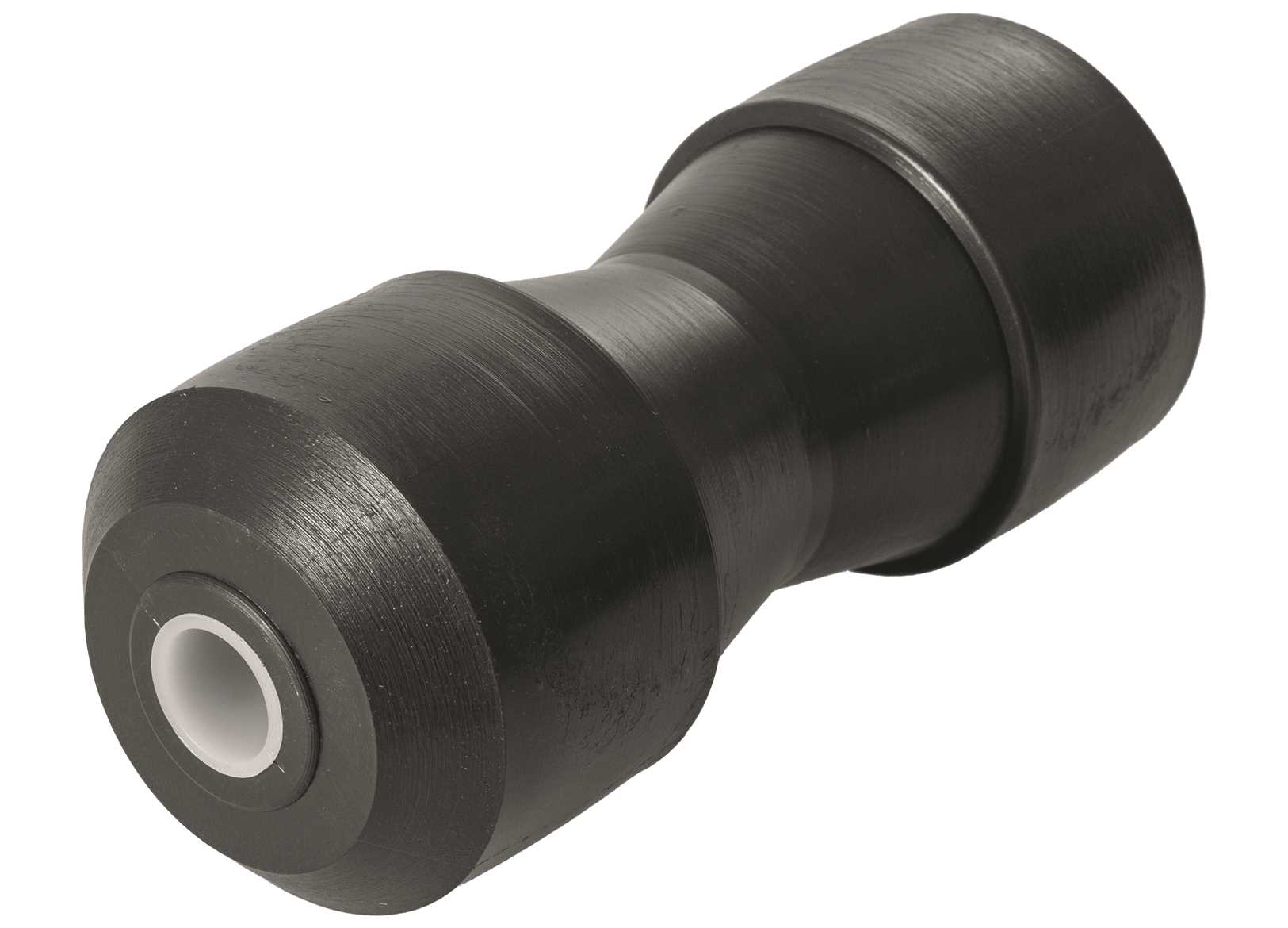 Image Rullo Centrale in Gomma per Carrelli 215x80mm Foro &Oslash;20mm