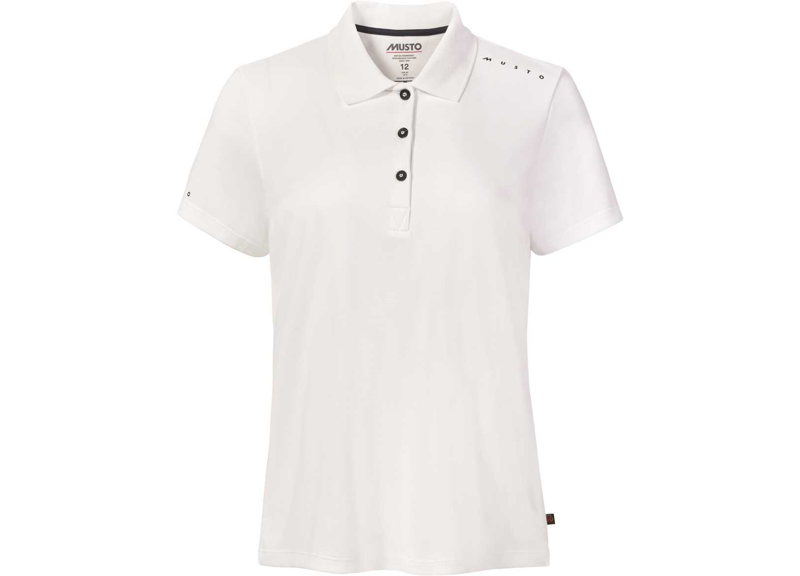Image Polo Musto Crew Sunblock Donna 002 Bianco Xs
