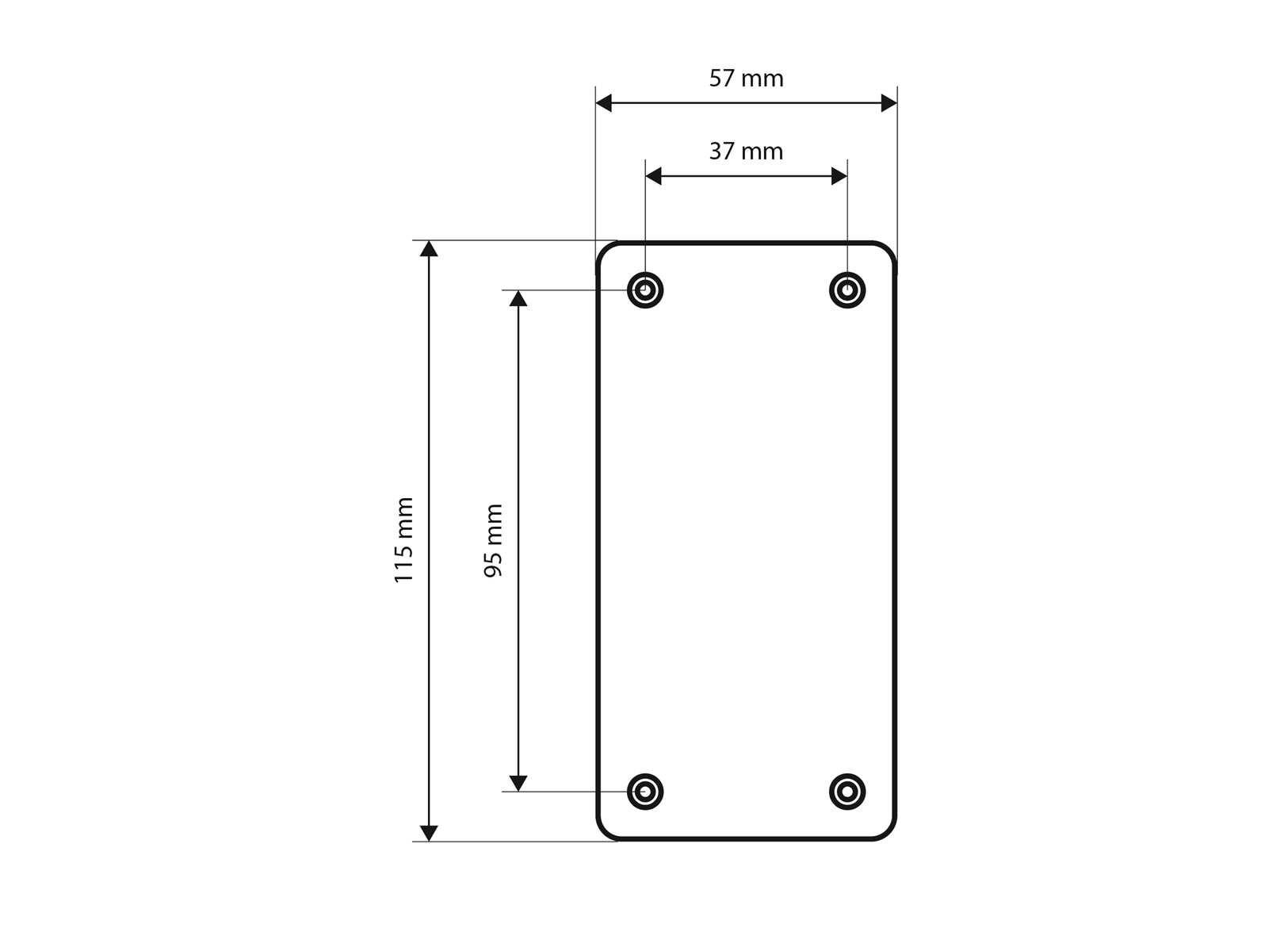 Pannello Alluminio Nero Con Interruttore Basculante 1 Posizione-img2102530.jpg