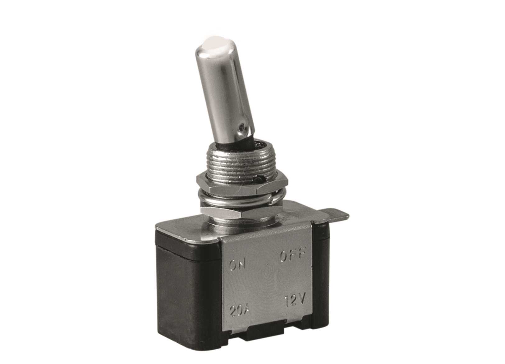 Image Interruttore a Levetta On-off Led Bianco 15A 3 Terminali