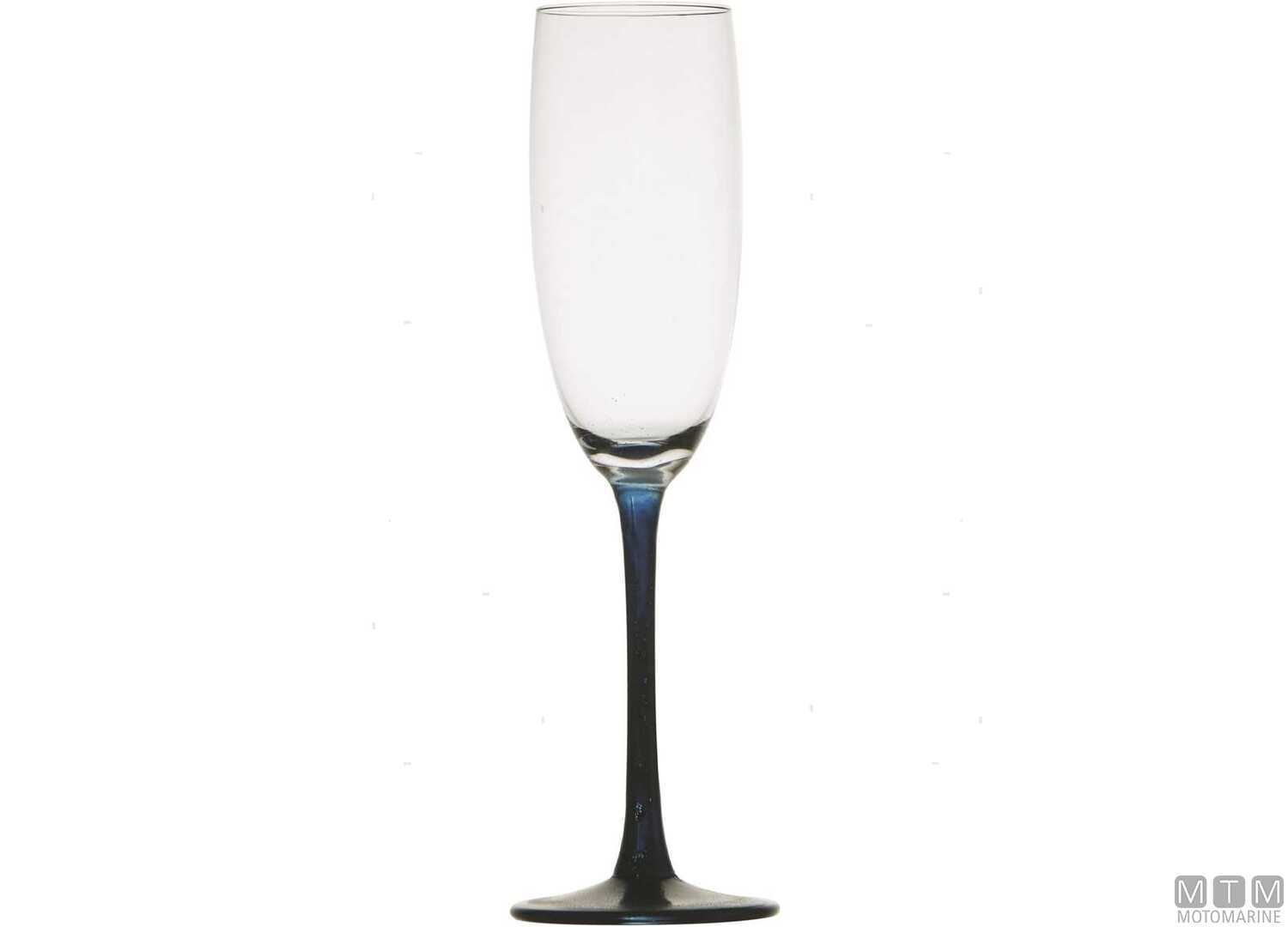 Image Champagne Glass Set MB Ecozen Blue Non Slip