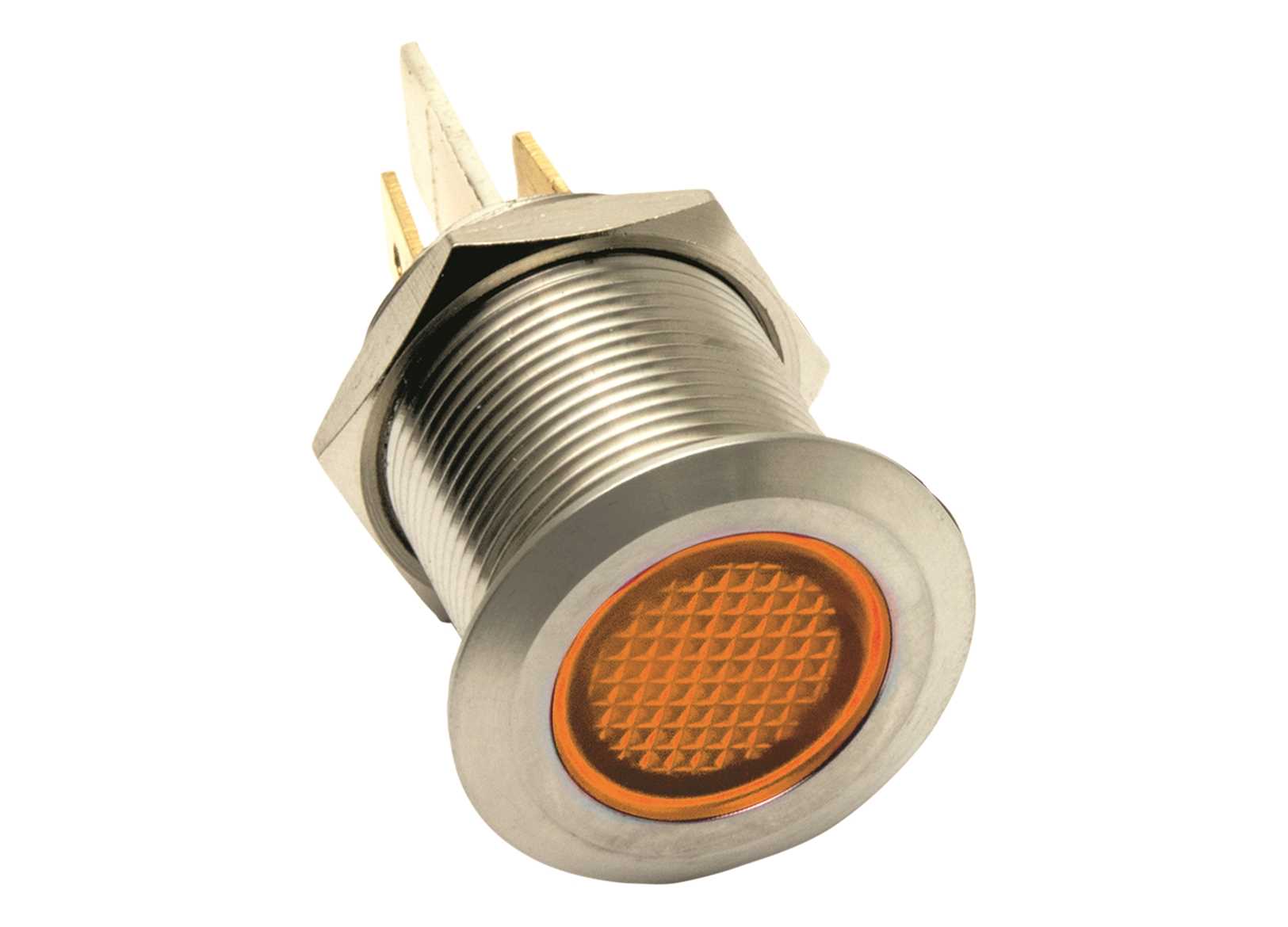 Image Yellow Led Pilot Light 24V &Oslash;19mm