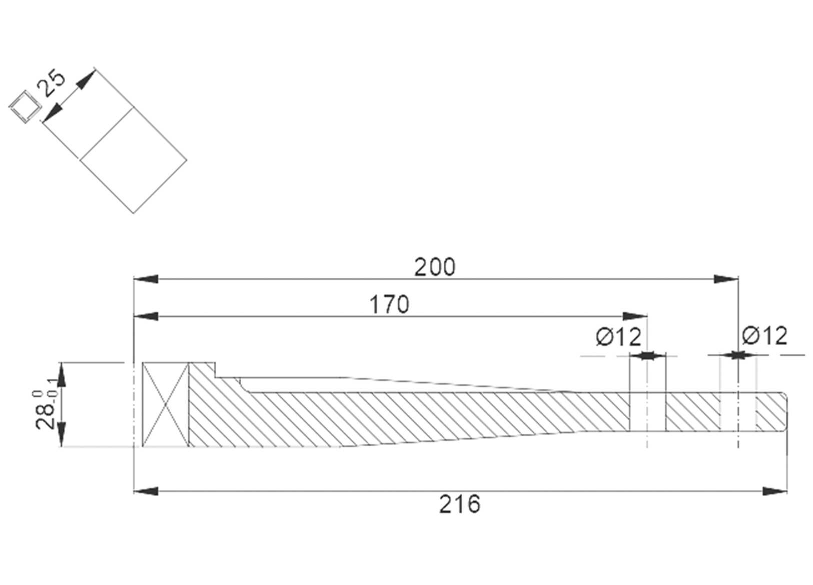 Leva Timone Standard Ø35mm in Bronzo-img4701541_2.jpg
