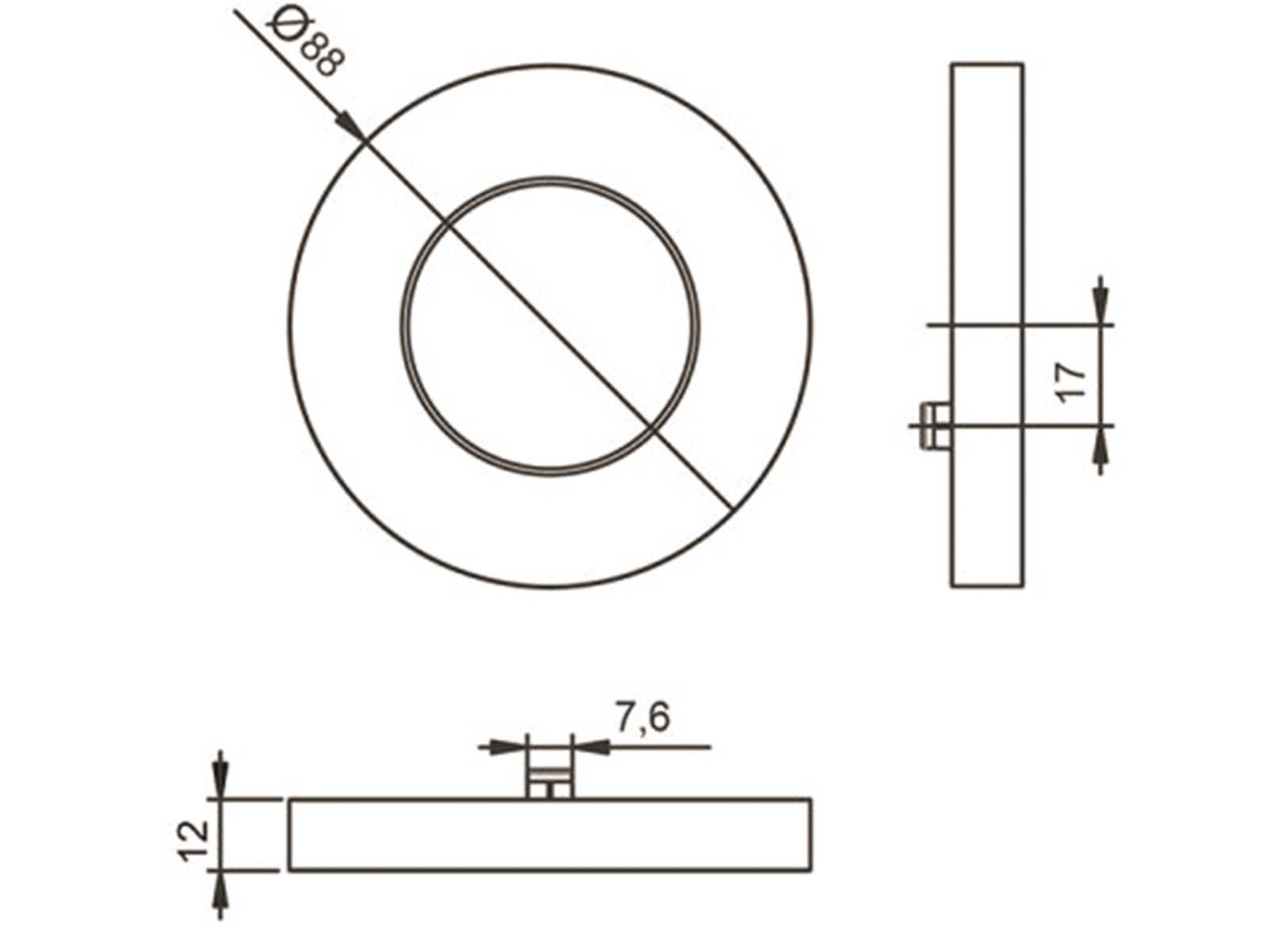 Faretto Led Luce Calda Astel Intensa Acciaio Inox Ø88mm-img2148810_2.jpg