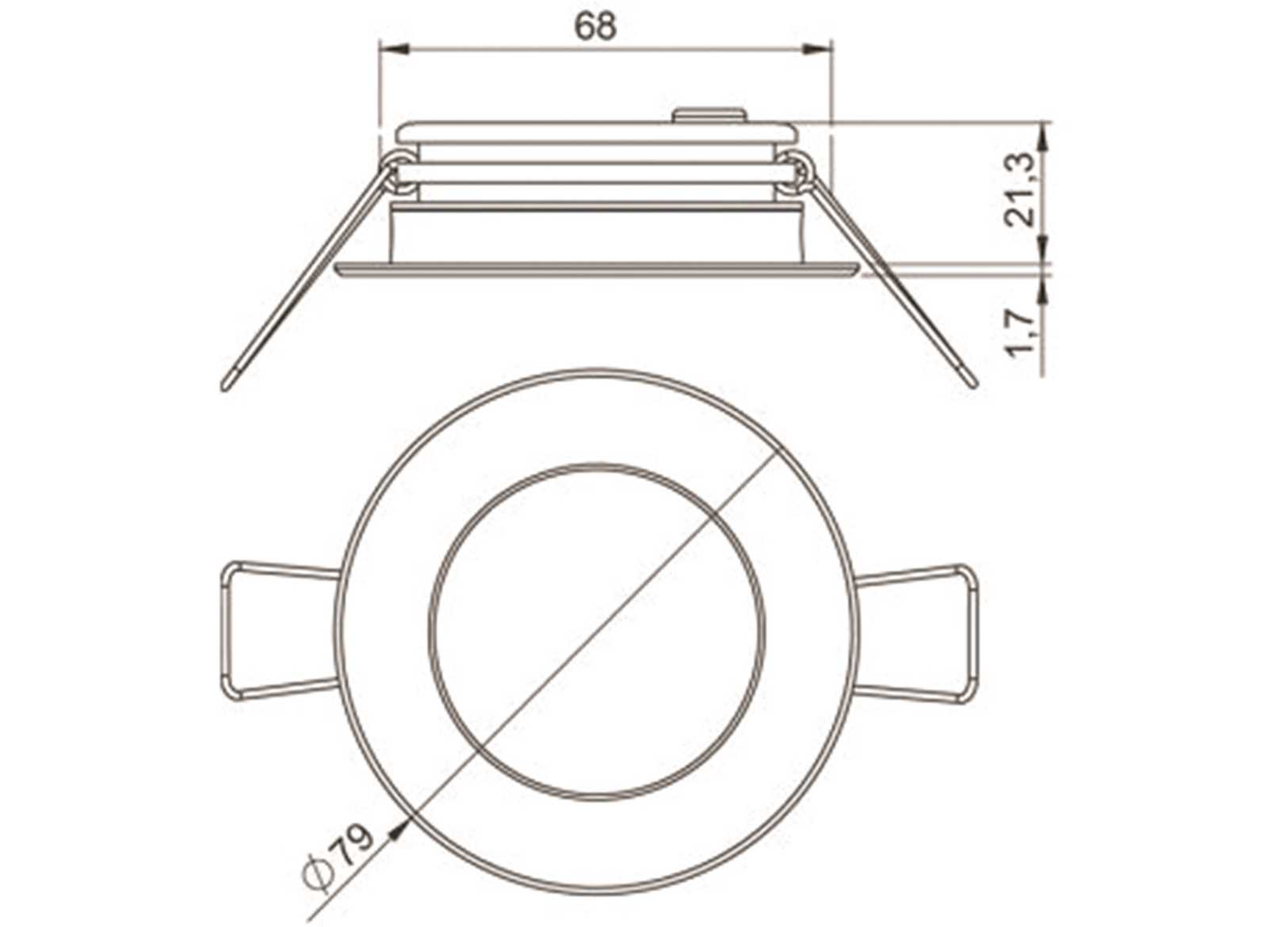 Astel Intensa Satin Stainless Steel Led Spotlight Daylight Ø79mm-img2148833.jpg