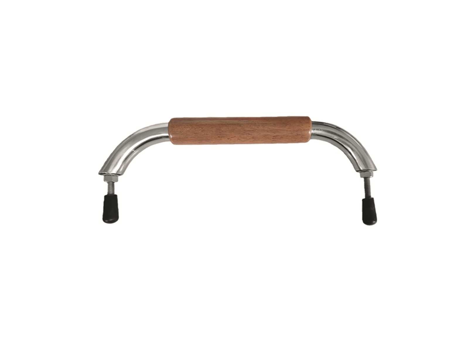 Image Passamano Acciaio Inox e Teak Standard l305mm