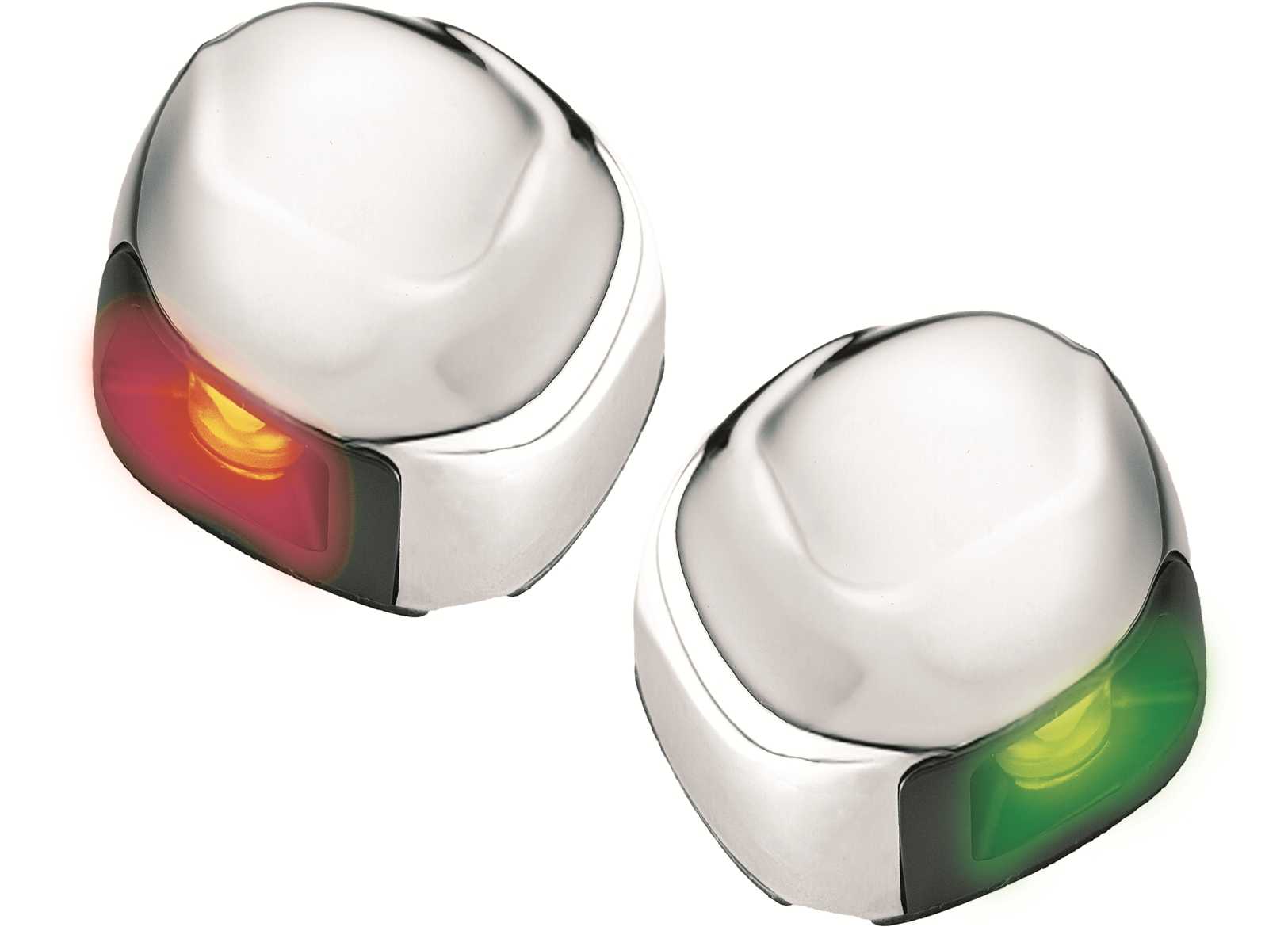 Coppia Fanali di Via Led Laterali Rosso e Verde in Acciaio Inox-img2111562_1.jpg