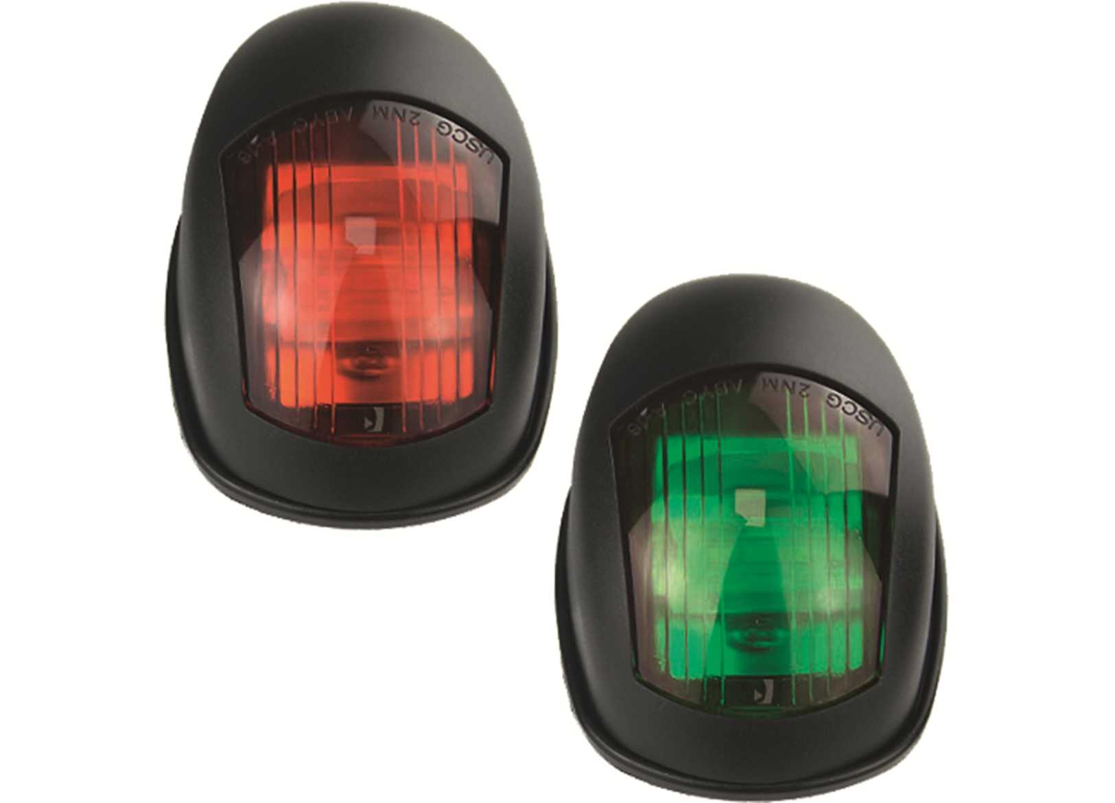 Coppia Fanali di Via Led di Prua Rosso e Verde Neri-img2111570_2.jpg