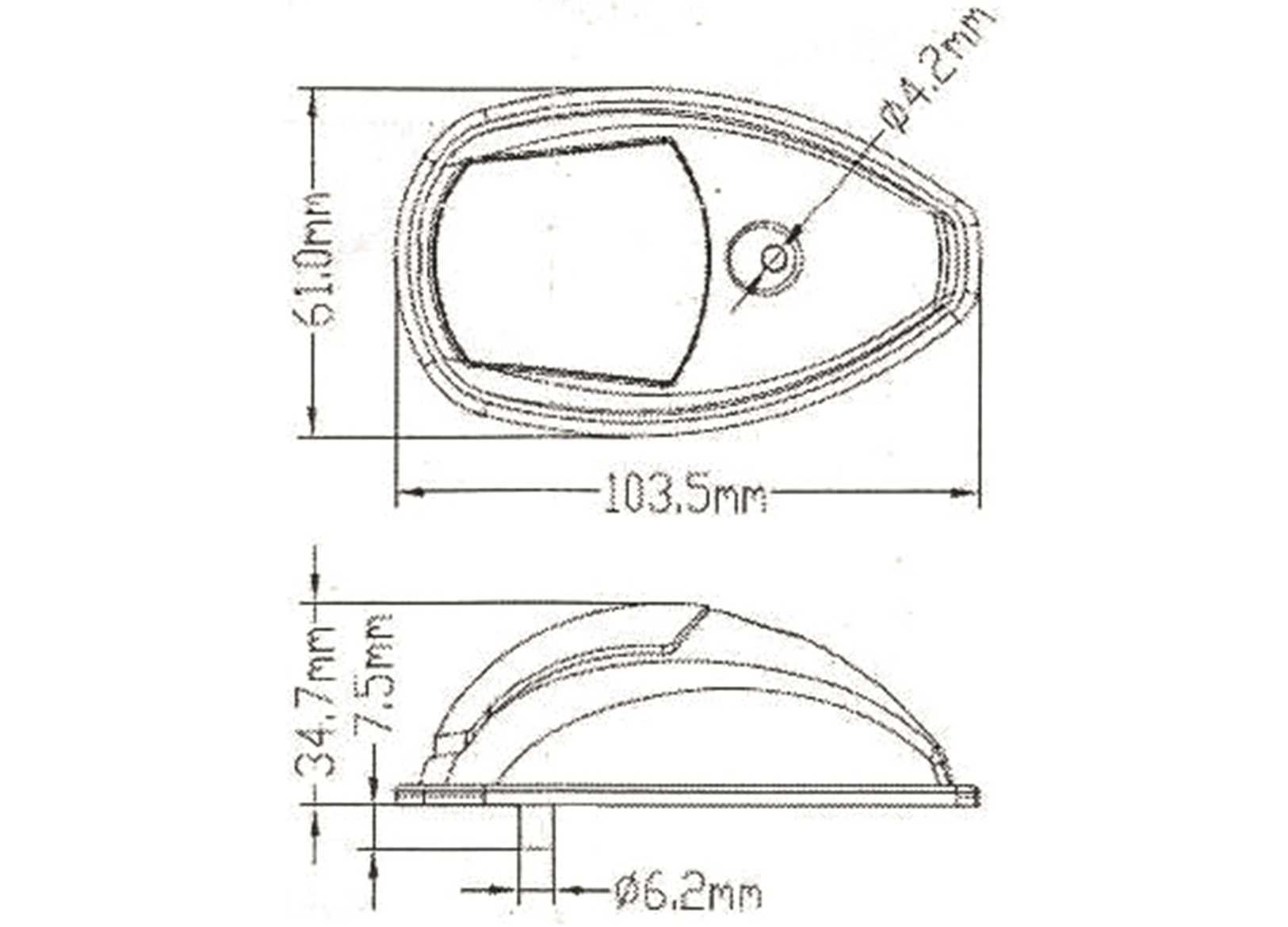 Coppia Fanali di Via Led di Prua Rosso e Verde Neri-img2111570_3.jpg