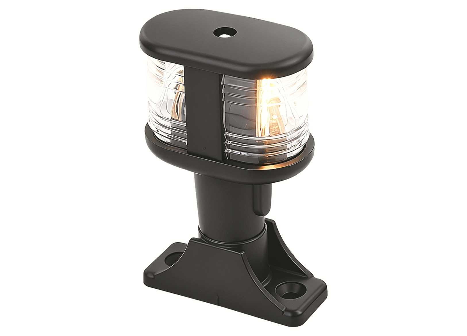 Image Combined White Bow/stern Led Navigation Light with Base h10cm