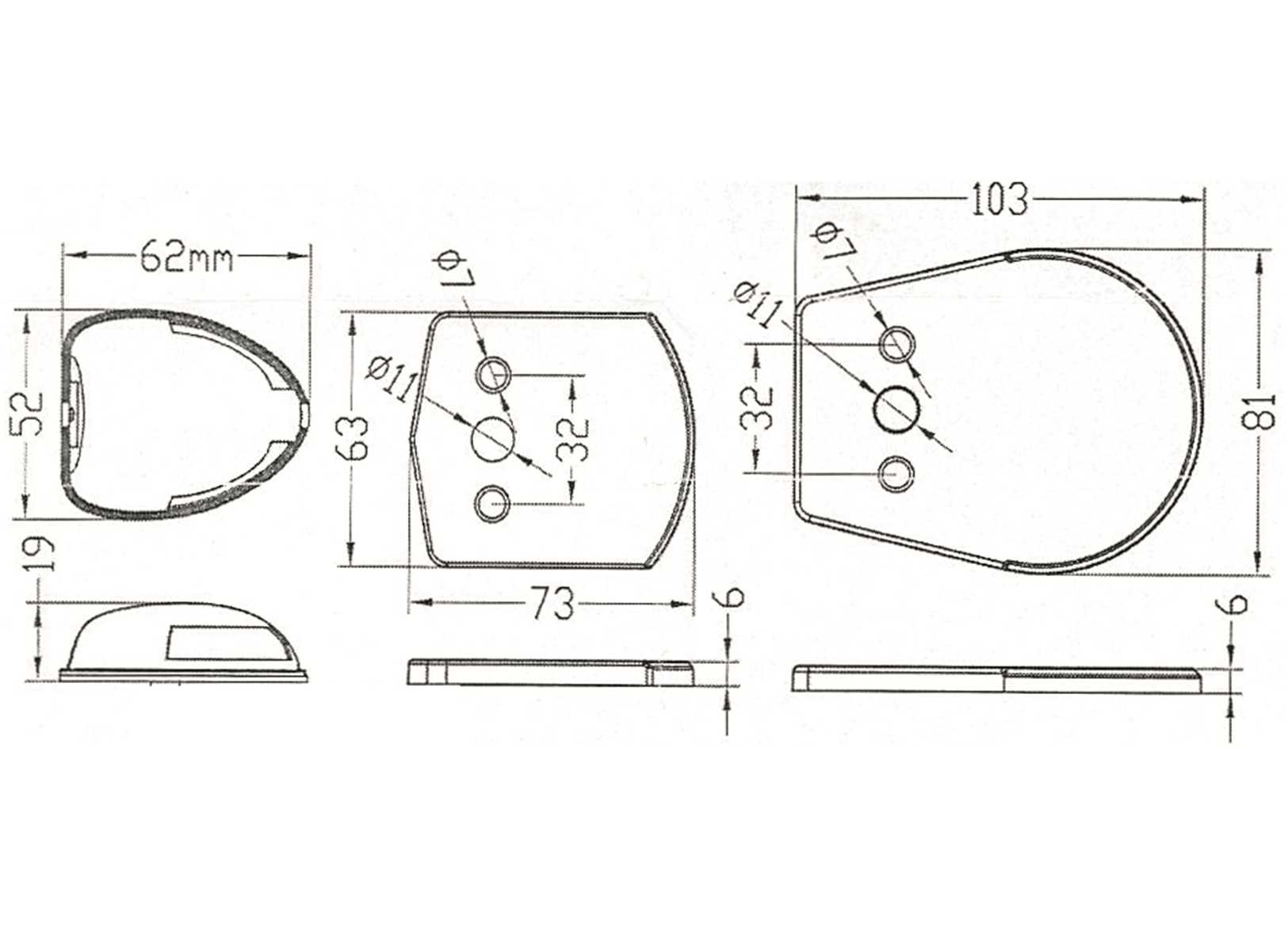 Fanale di Via Led di Prua Combinato Rosso e Verde Compact Inox-img2111584_4.jpg