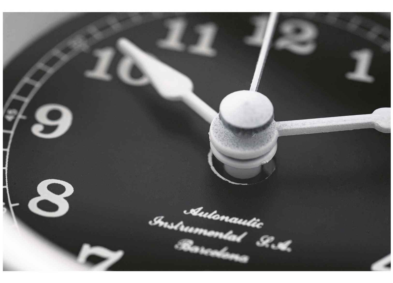 Orologio A-Nautic Minor 72mm Ottone Cromato Quadrante Nero-img2418023_4.jpg