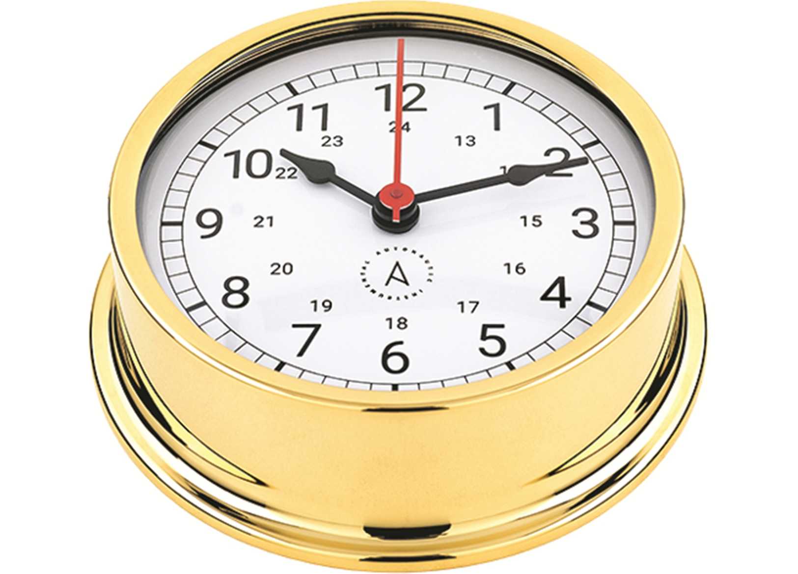 Image Orologio A-Nautic Pacific 120mm Ottone Lucido