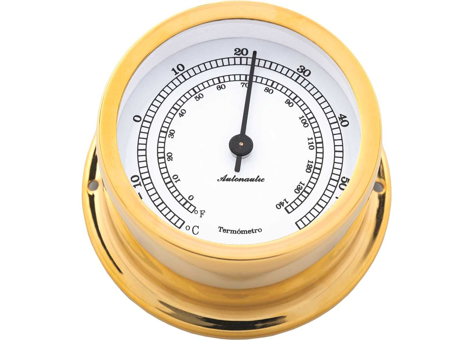 Image Termometro A-Nautic Minor 72mm Ottone Lucido