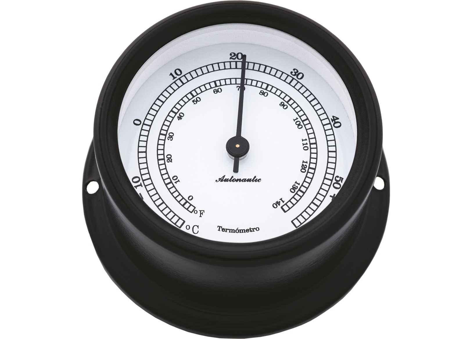 Image Termometro A-Nautic Minor 72mm Alluminio Nero