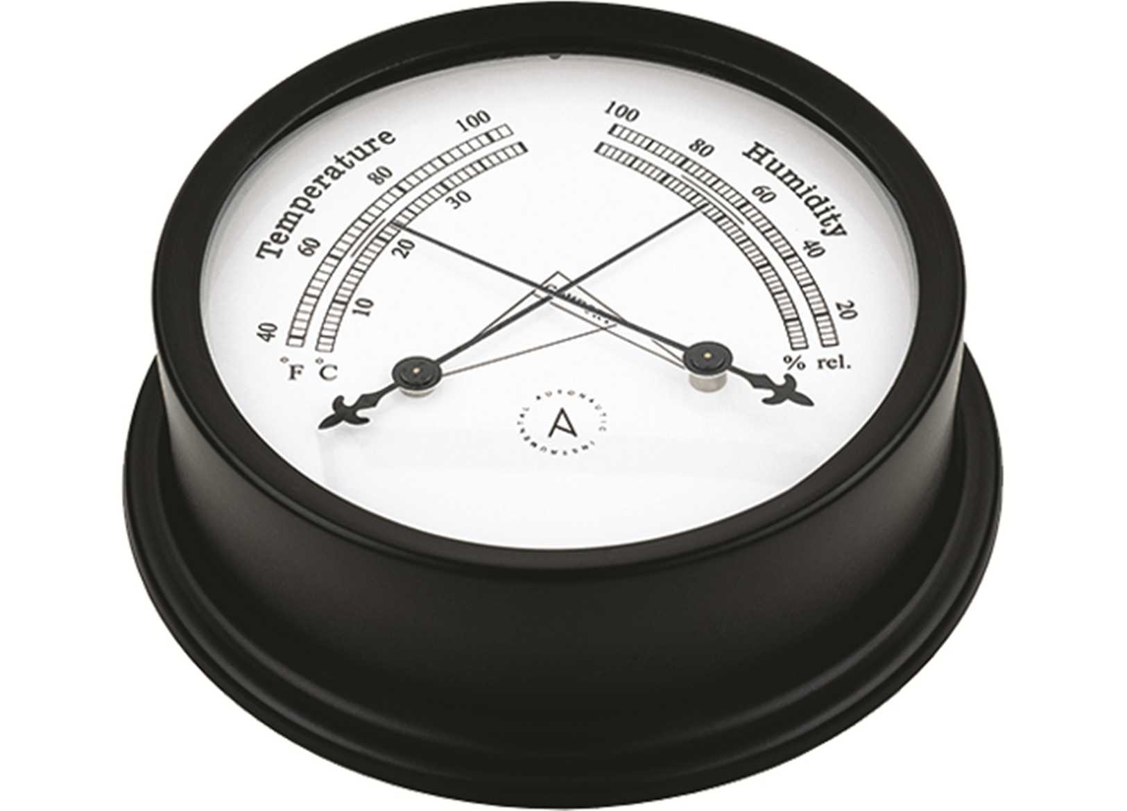 Image Termo-Igrometro A-Nautic Pacific 120mm Alluminio Nero