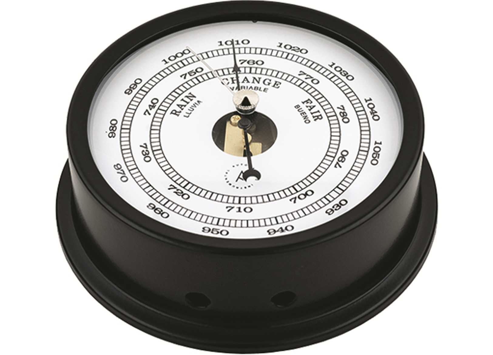 Image Barometro A-Nautic Pacific 120mm Alluminio Nero