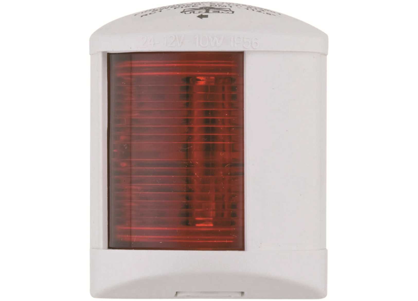 Image Red Led Side Navigation Light Midi White 58x74mm