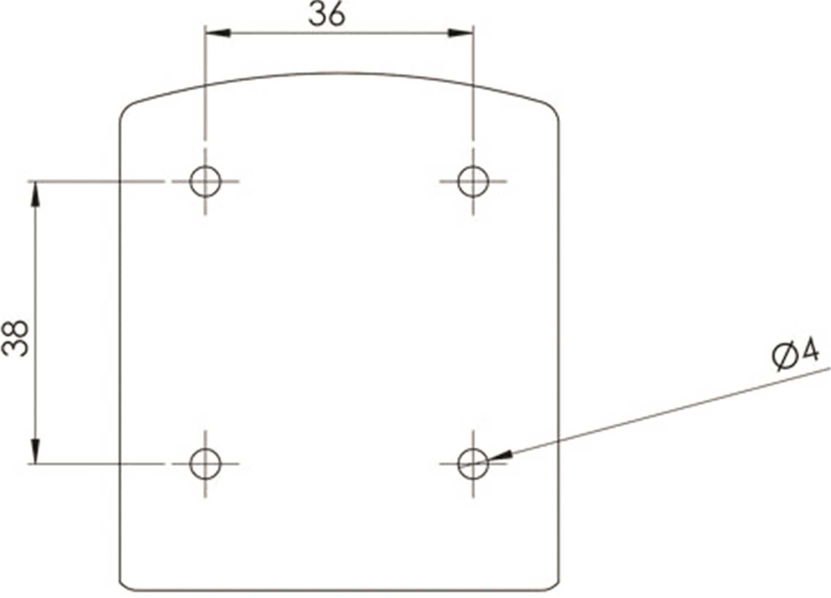 Fanale di Via Poppa 135 Bianco Led Midi Nero 58x74mm-img2110608_3.jpg