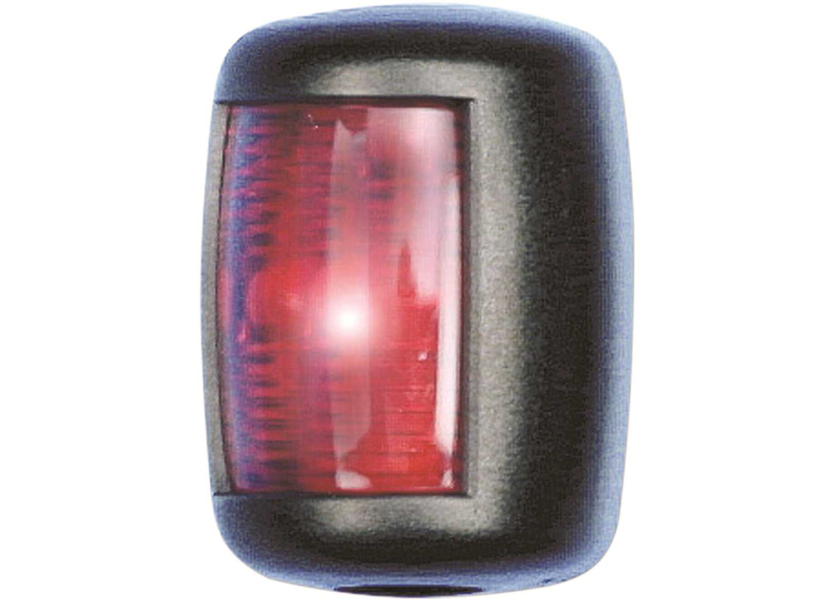 Image Fanale di Via Laterale Rosso Led Mini Nero 43x61mm