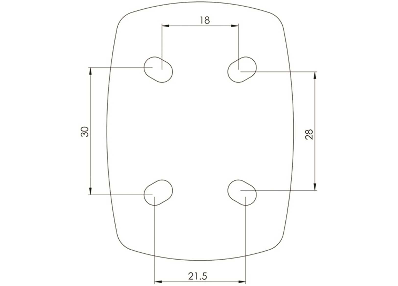 Fanale di Via Poppa 135 Bianco Led Mini Nero 43x61mm-img2110618_3.jpg