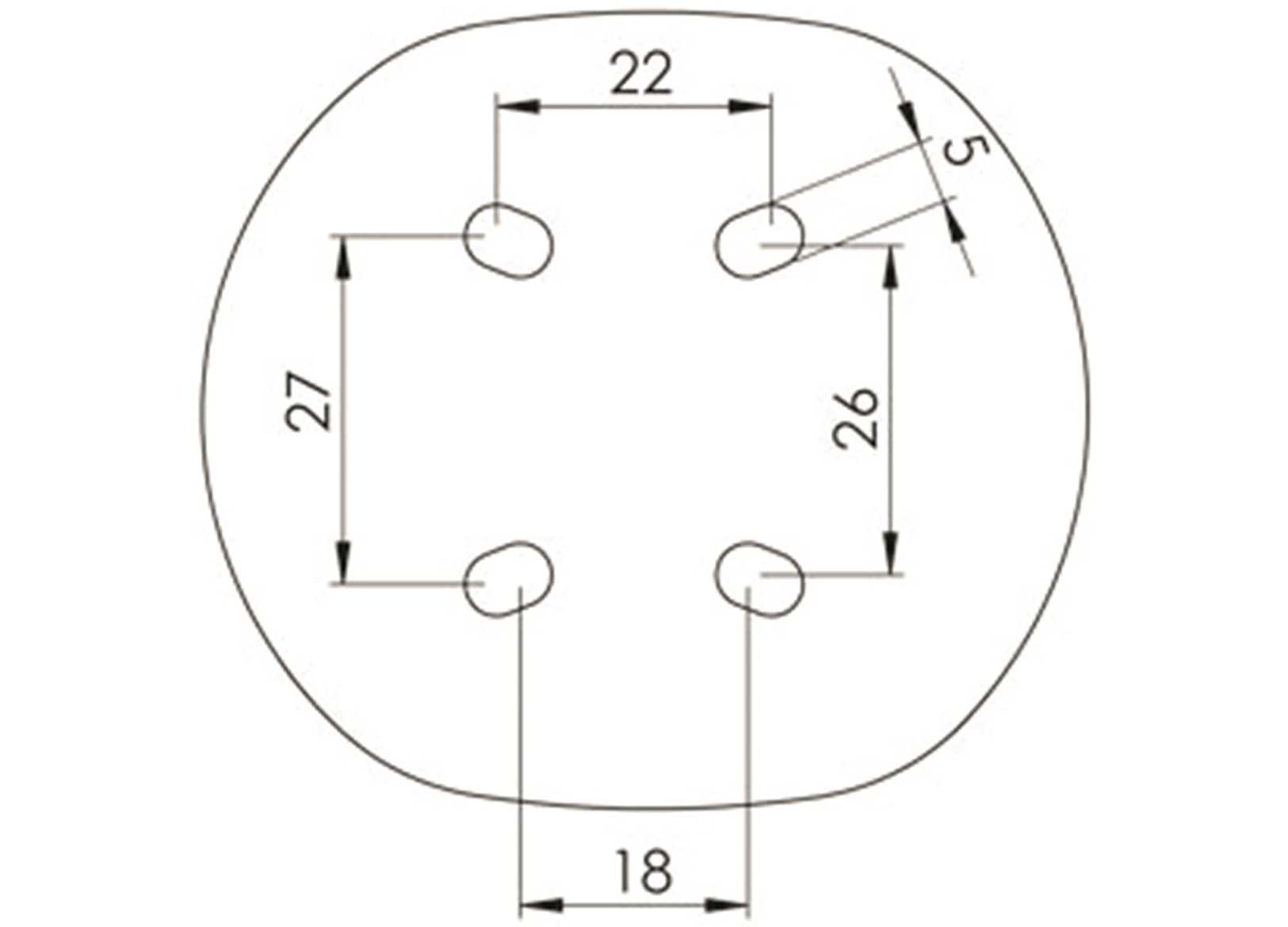 Fanale di Via Prua 225 Bianco Led Mezza Sfera Inox 70x63mm-img2111838_3.jpg