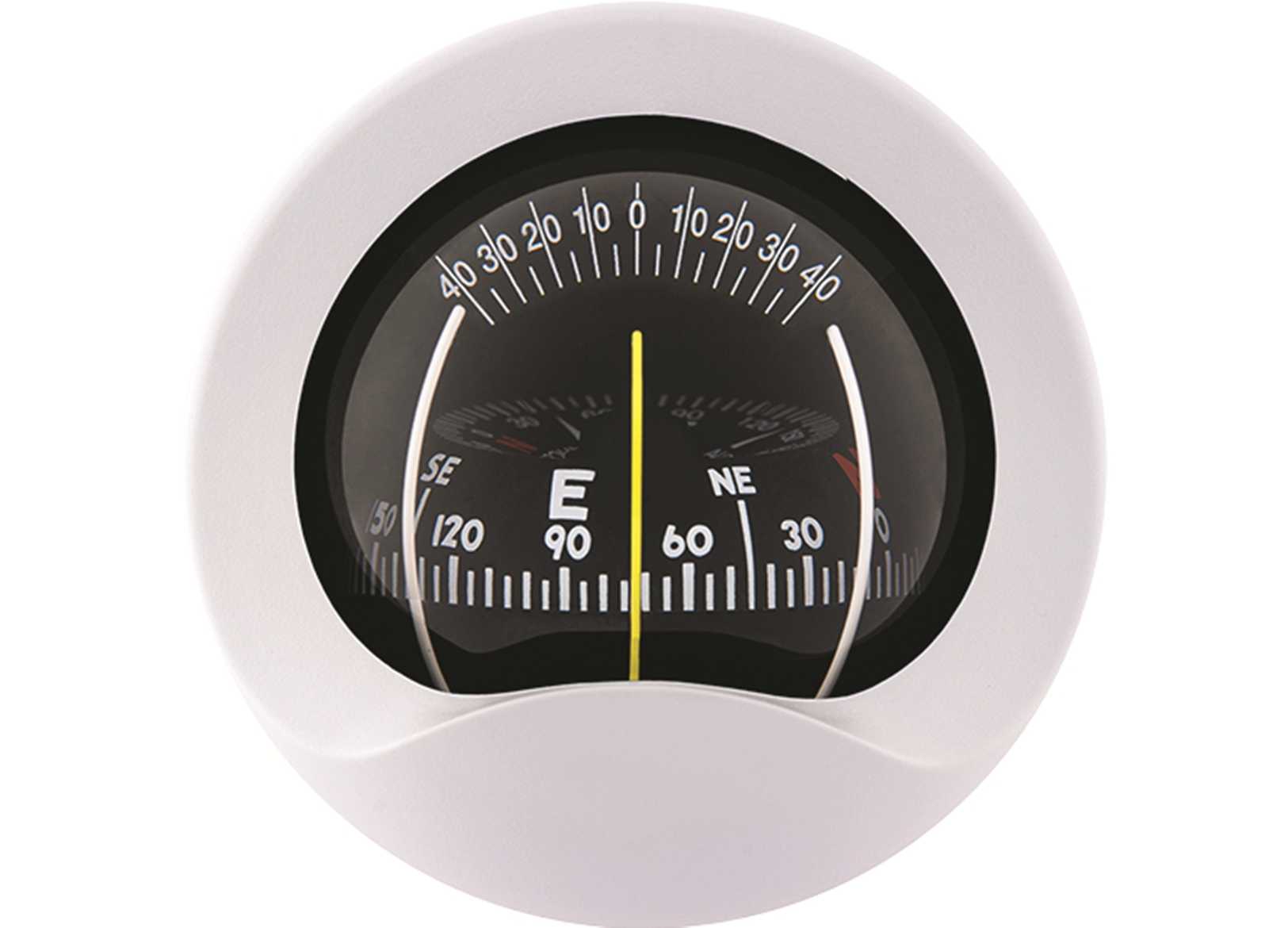 Image Bussola a Paratia A-Nautic C9 Bianca Rosa da 85mm