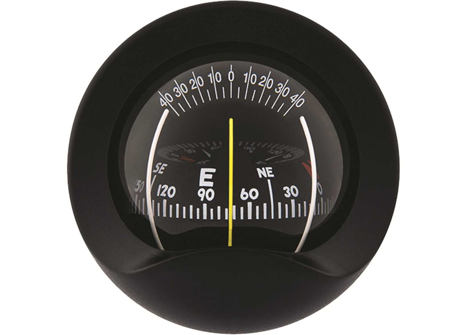 Image Bussola a Paratia A-Nautic C9 Nera Rosa da 85mm