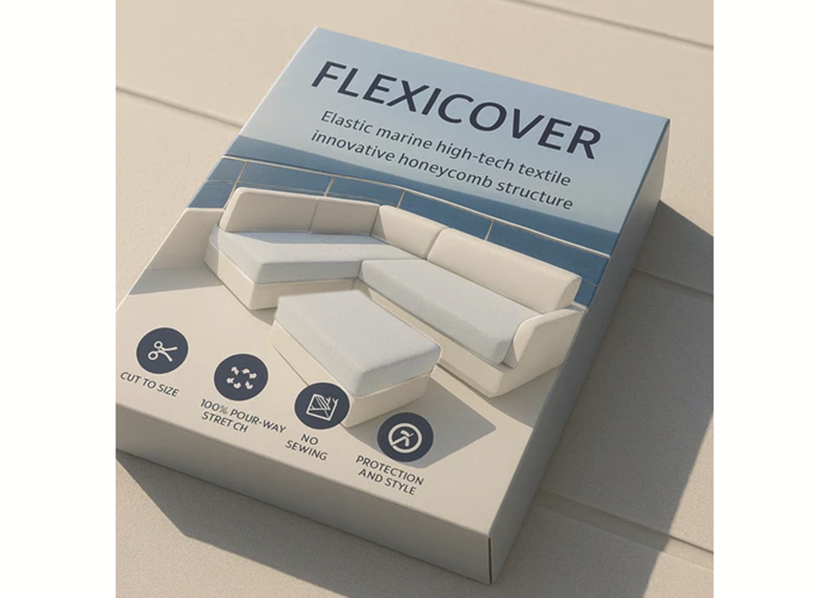 Image Fodera Elastica Flexicover 5M Bianca