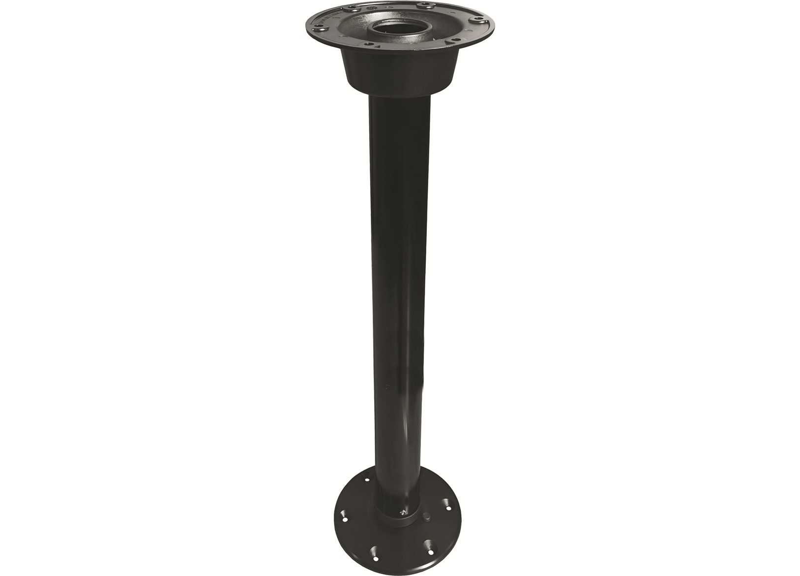 Image Supporto Tavolo Twist Lock h70cm in Alluminio Nero