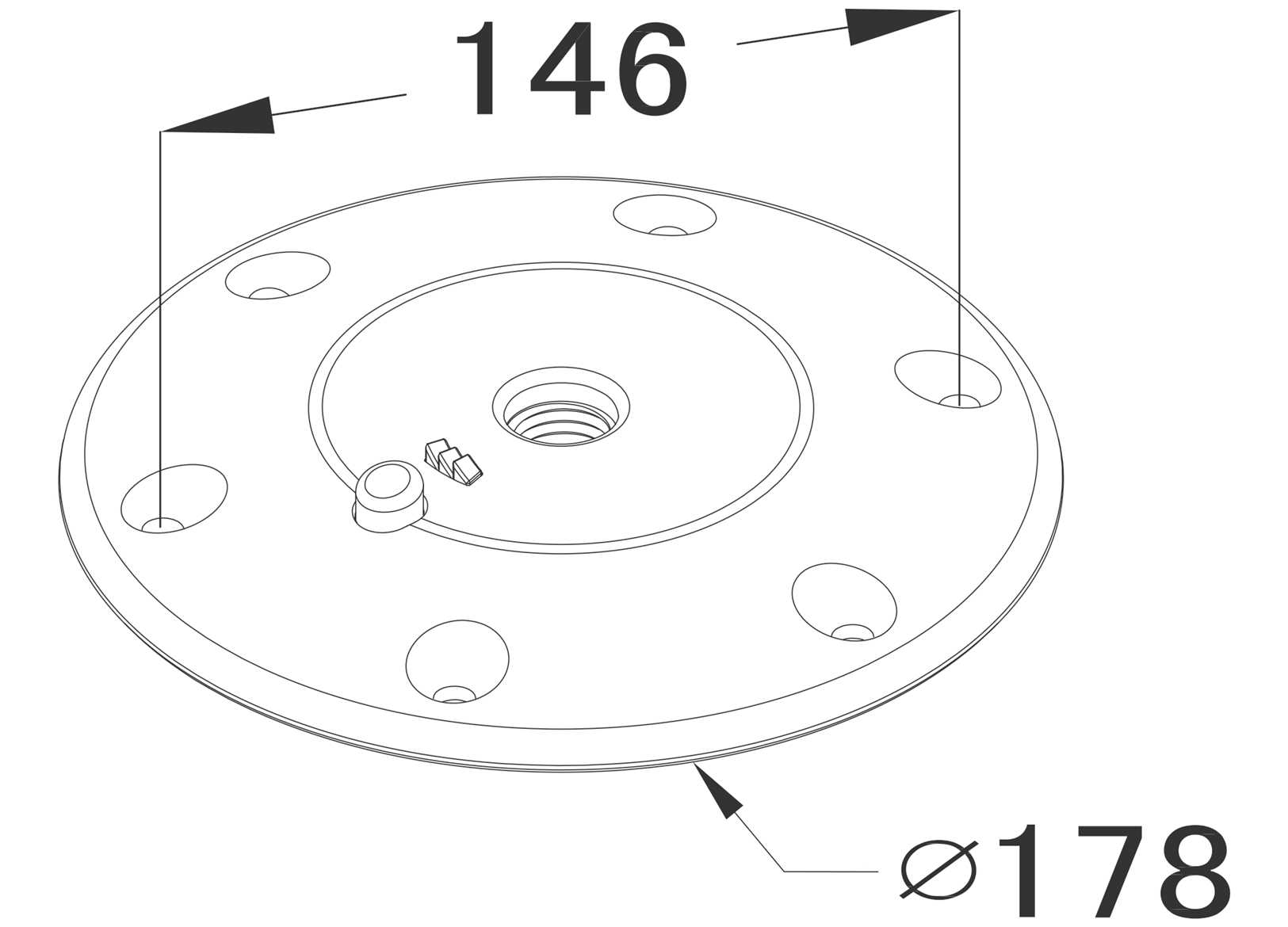 Twist Lock Table Pedestal h70cm Black Aluminum-img0840015_3.jpg