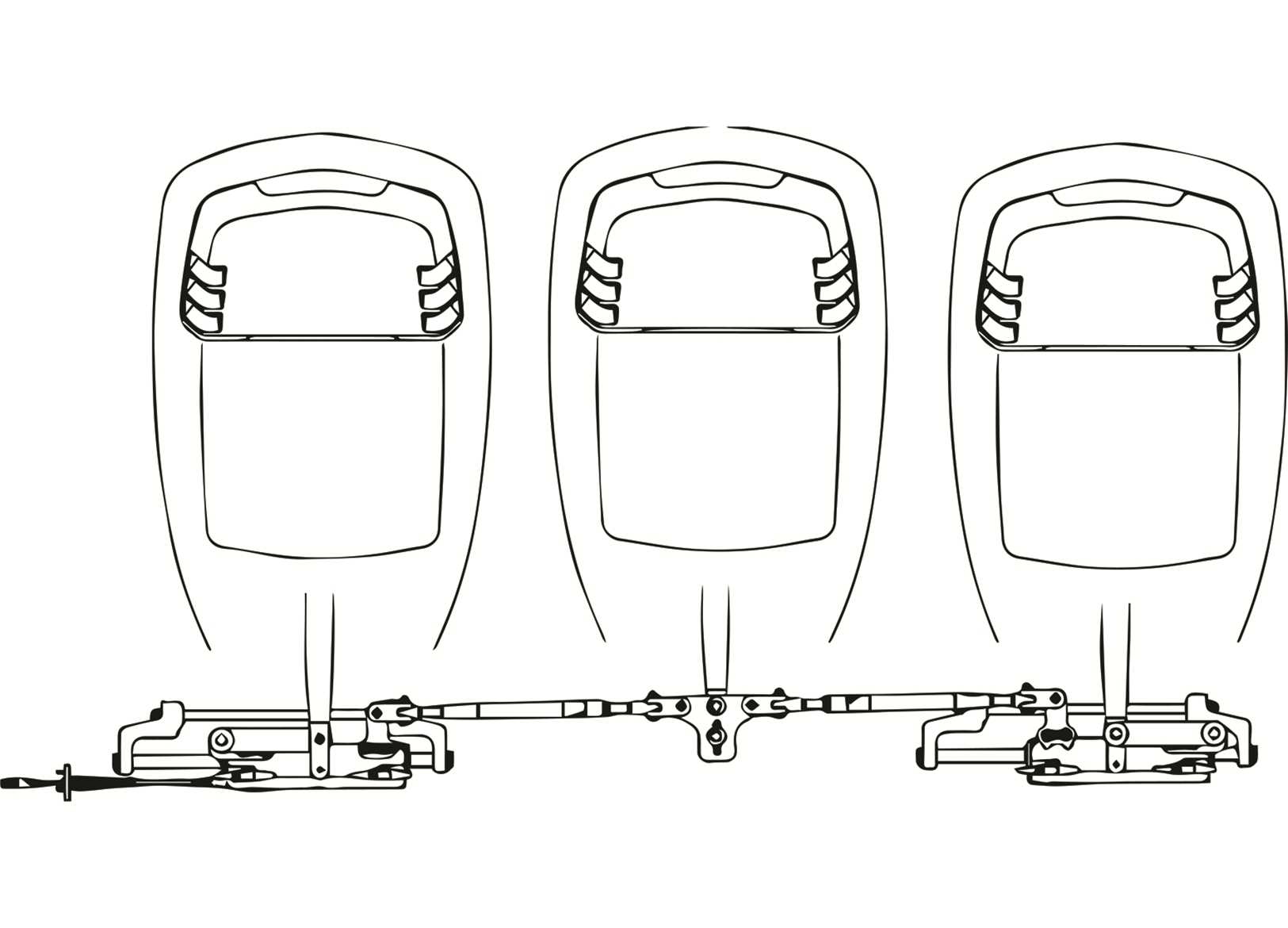 Ultraflex A97 Twin-Cylinder Triple-Engine Tie Bar 76-90cm M/Y. -img4655063_2.jpg