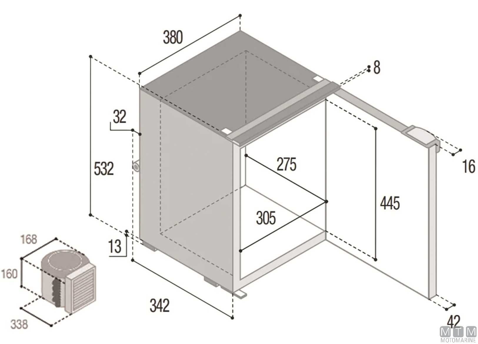 Frigo 42L Vf C42L Nero Compressore Esterno-img1544441_1.jpg