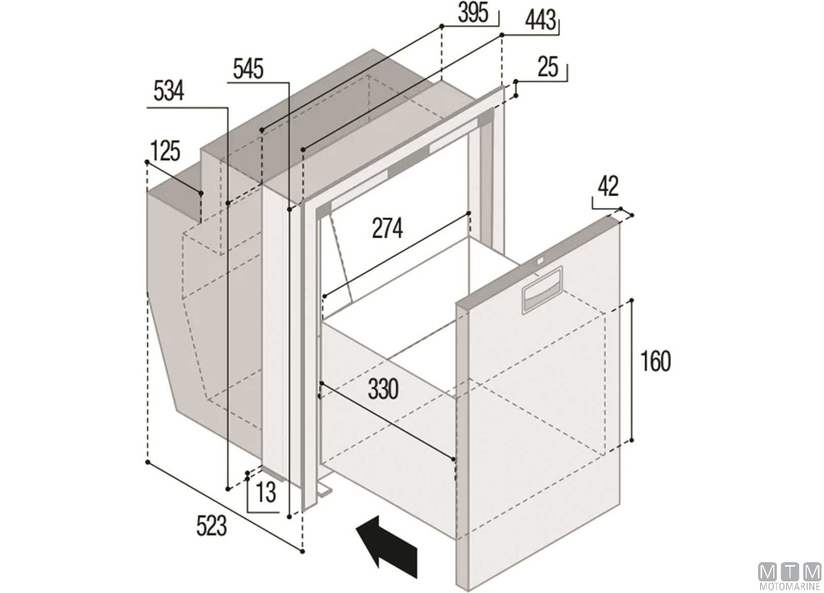 Frigo a Cassetto 51L Vf C51DWi Nero Compressore Interno-img1544551_1.jpg