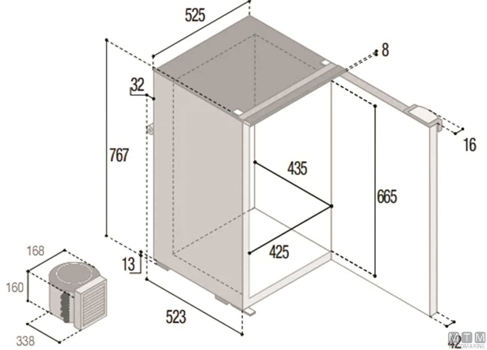 Frigo 130L Vf C130L Nero Compressore Esterno-img1545213_1.jpg