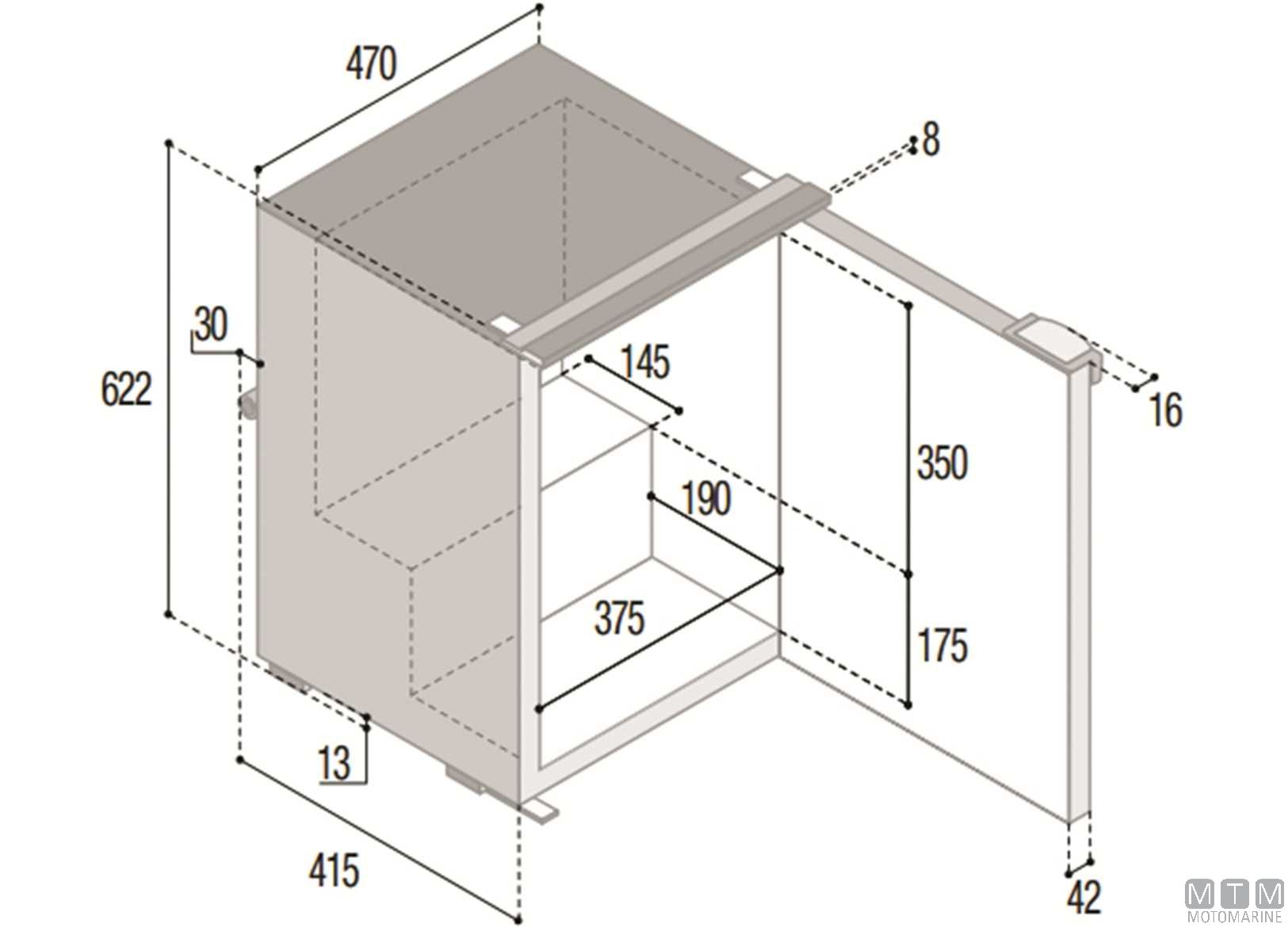 Frigo 60L Vf C60I Nero Compressore Interno-img1546260_1.jpg