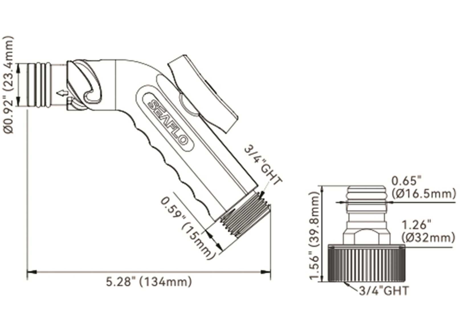 3/4 water hose connector with valve SeaFlo-img1450022_.jpg