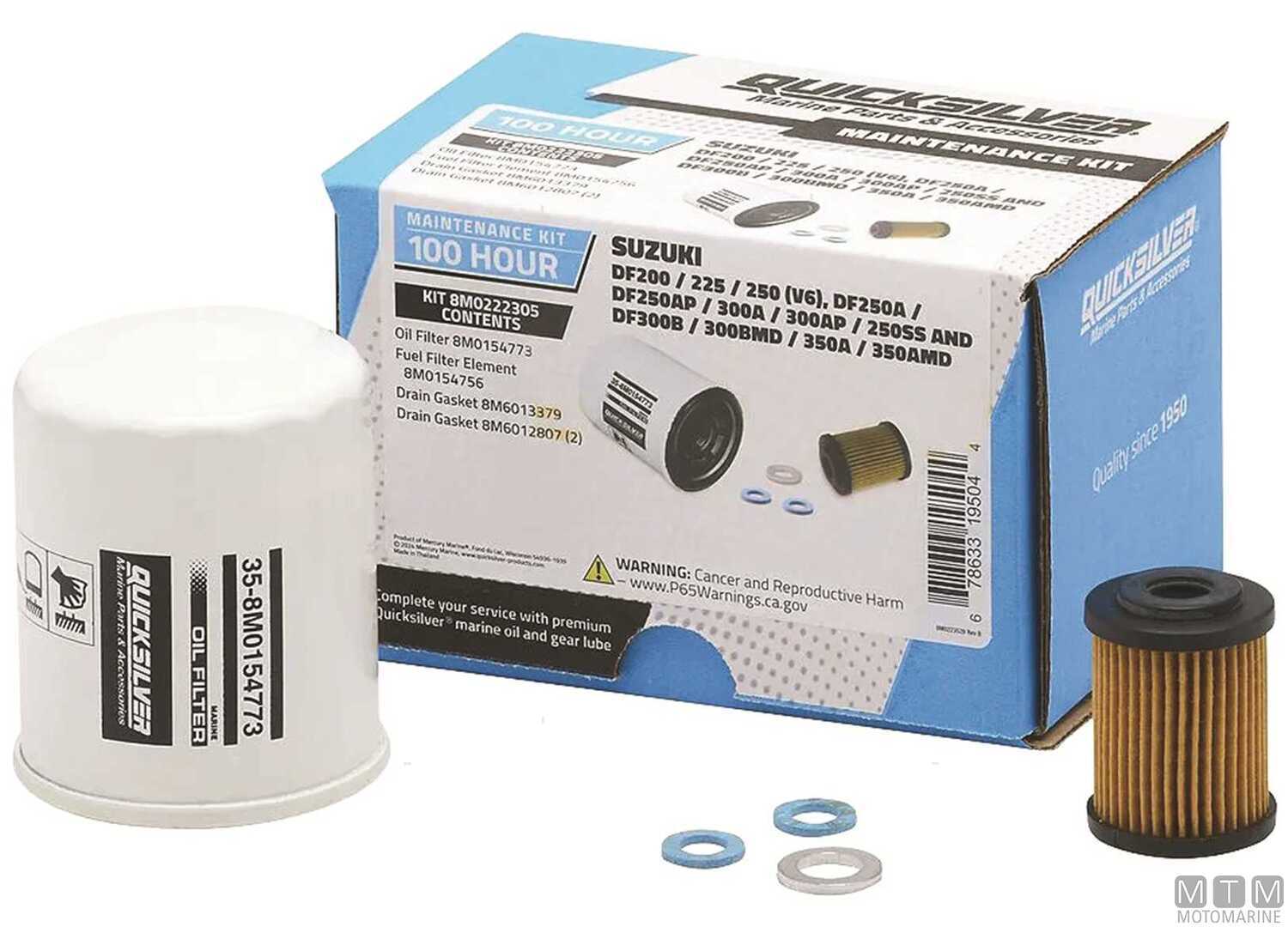 Image Kit Manutenzione 100 Ore Quicksilver Suzuki 200-350