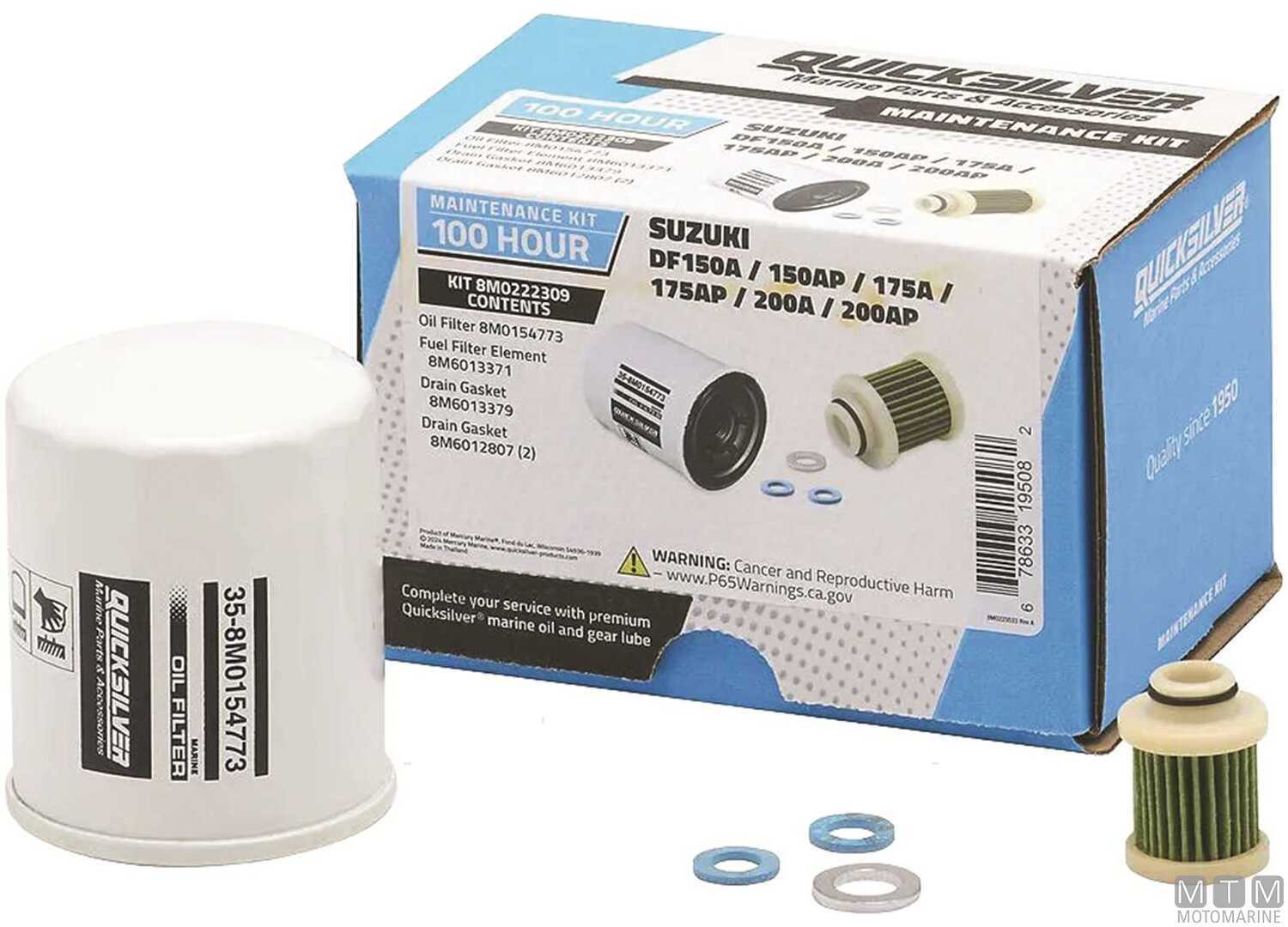 Image Kit Manutenzione 100 Ore Quicksilver Suzuki 150-200
