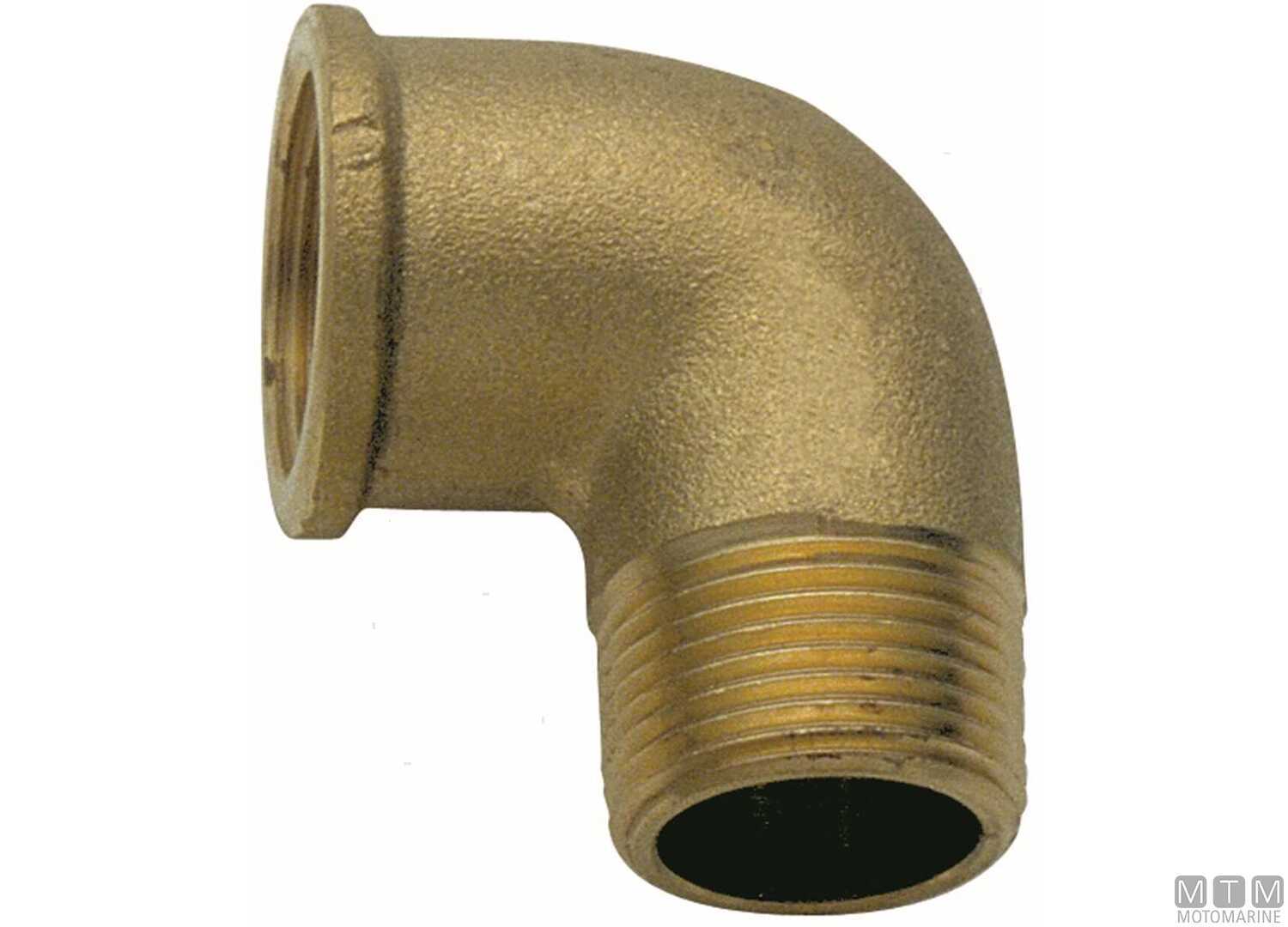 Image Gomito M-F 1/4" Ottone