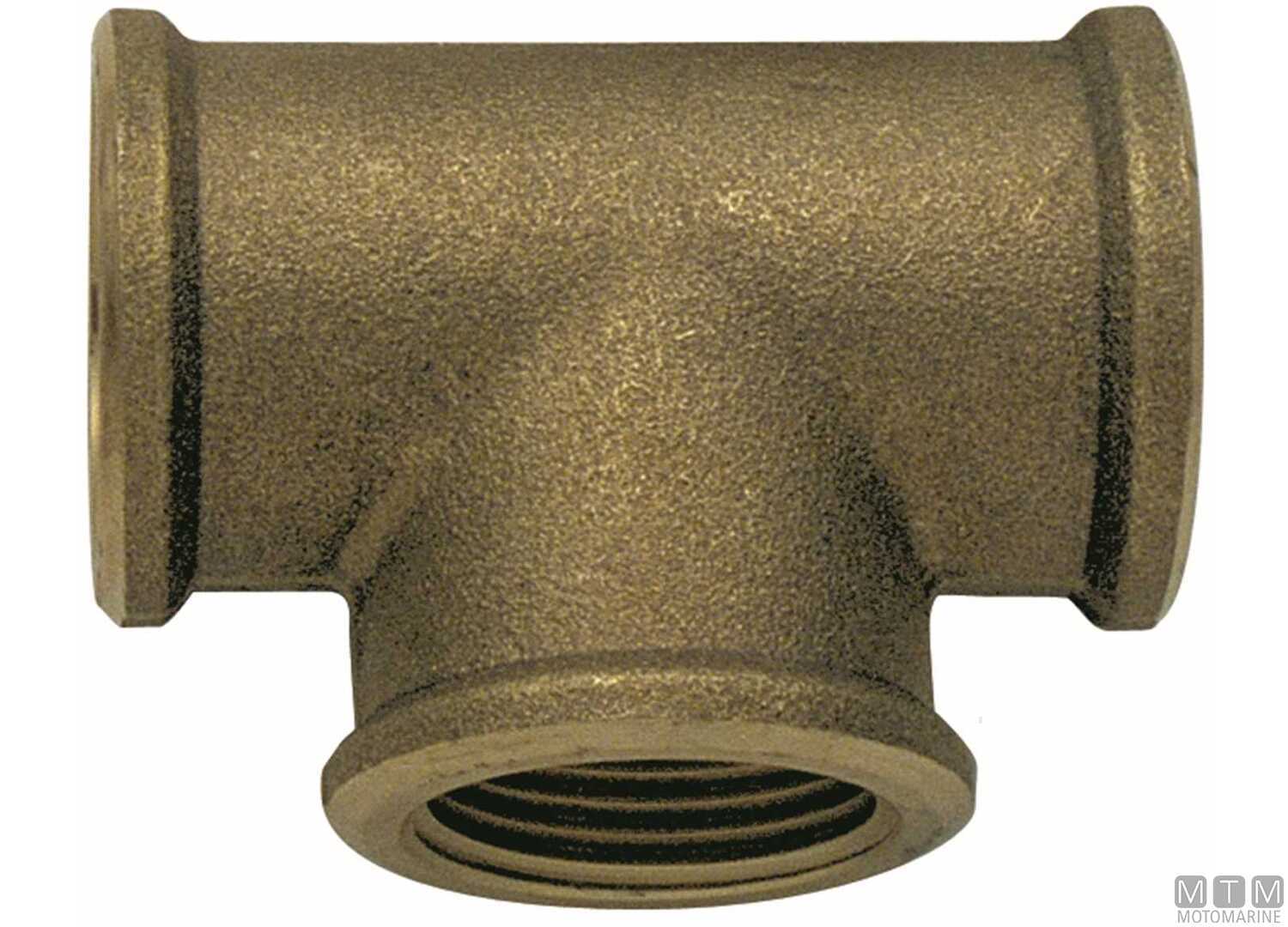 Image Raccordo T 1/4" Ottone