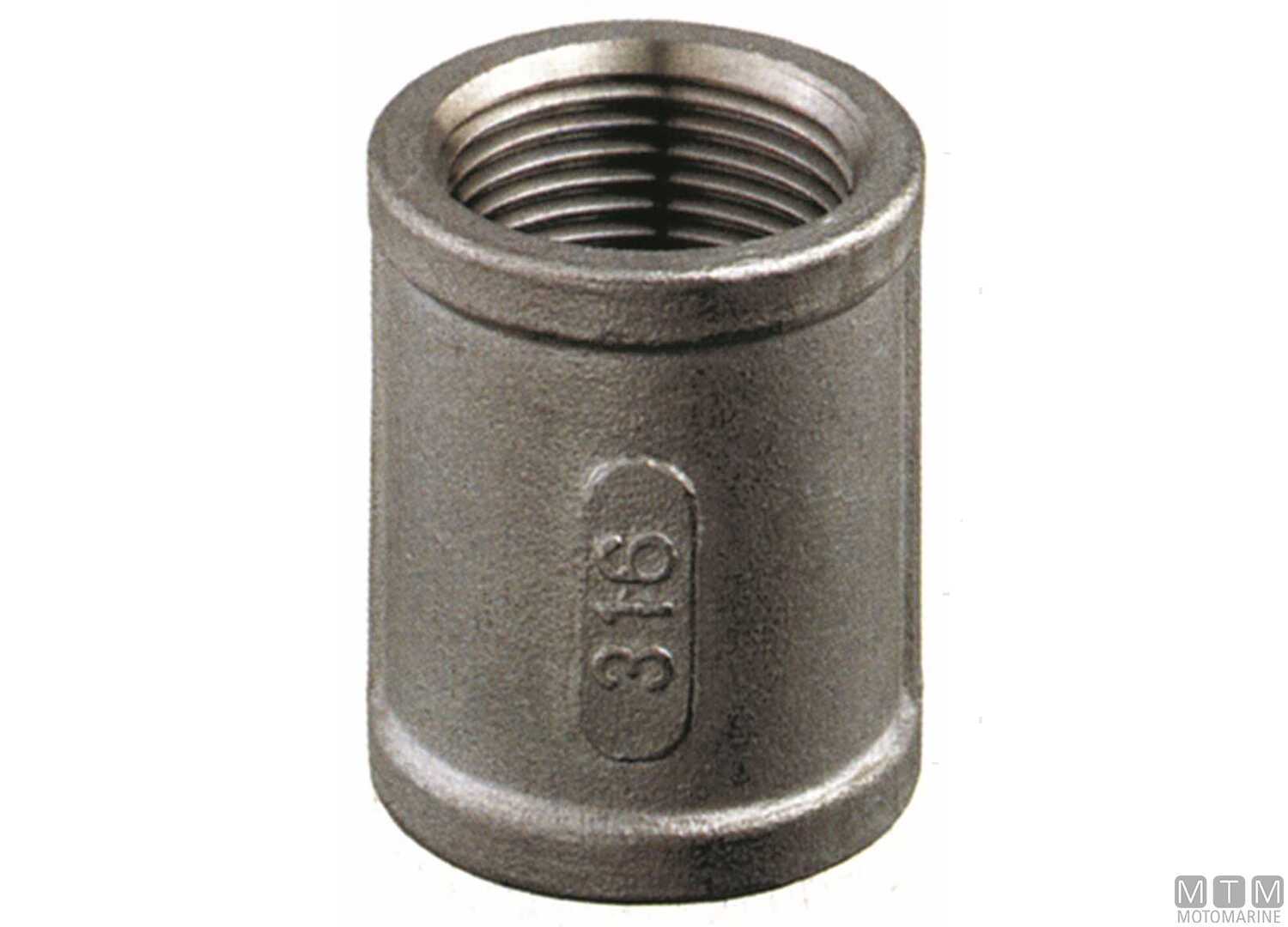 Image Manicotto 3/8" Acciaio Inox 316