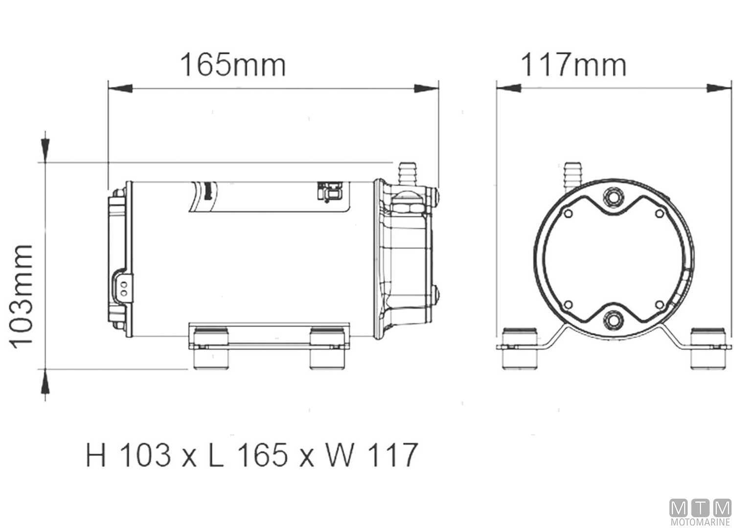 Tromba a Norme R.i.na. Marco Compressore 12V l460mm Bianca-img1901511_.jpg