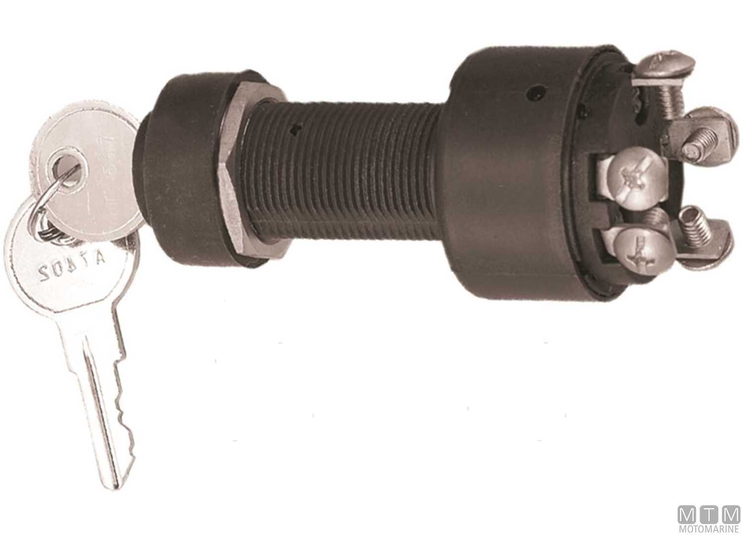 Image Chiave Avviamento &Oslash;20mm 5 Terminali 3 Posizioni