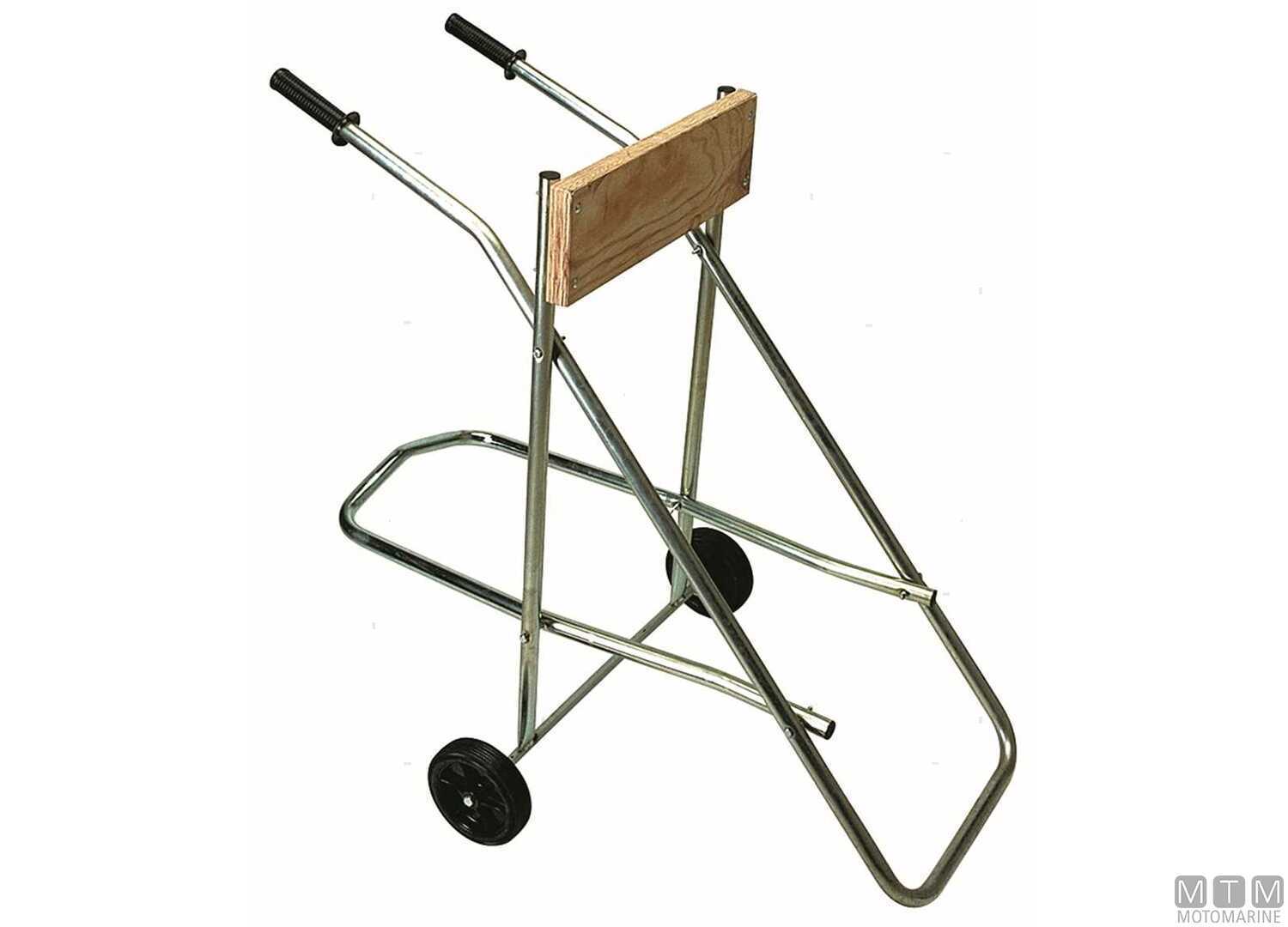 Image Cavalletto Porta Motore Base su Ruote h90cm
